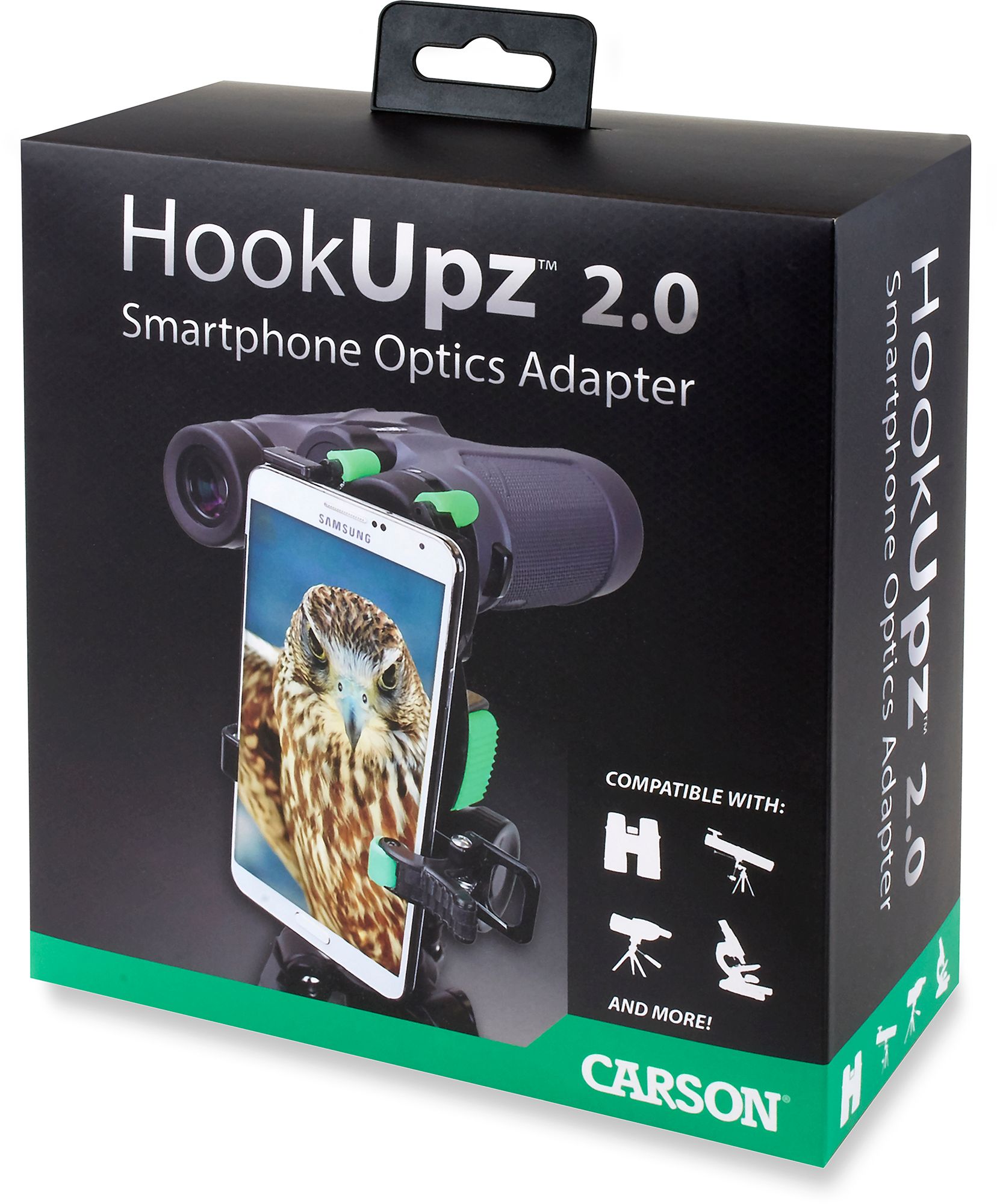Carson HookUpz 2.0 Universal Smartphone Optics Digiscoping Adapter product image
