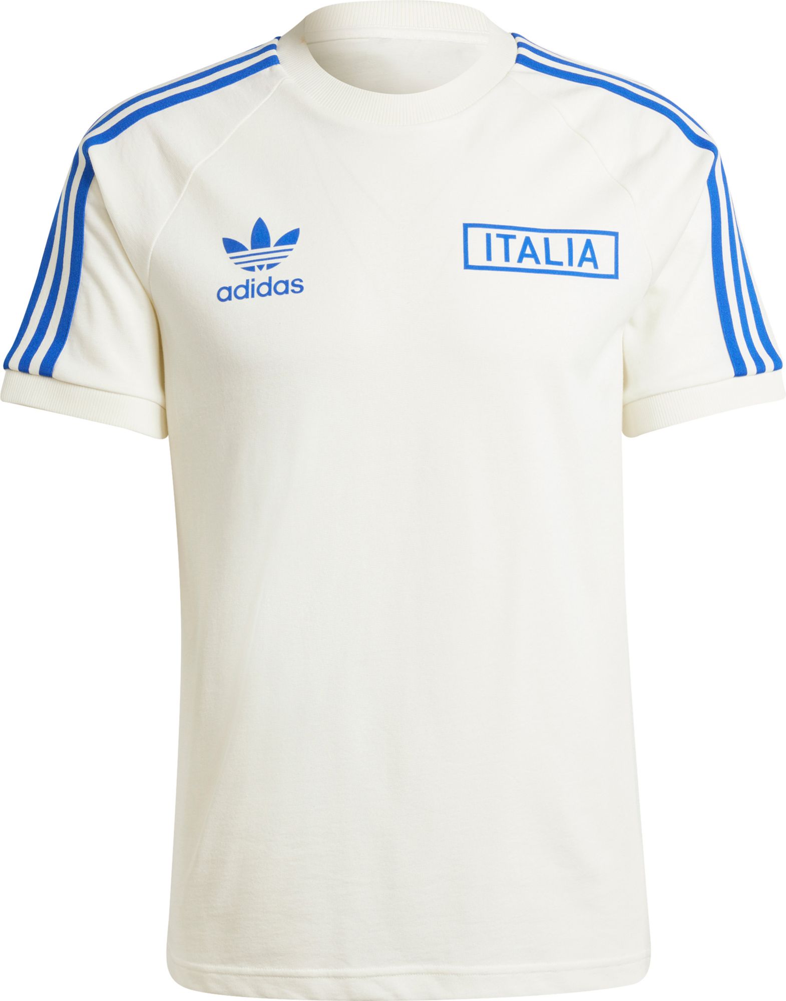 adidas Italy Away Team Logo Off White T-Shirt