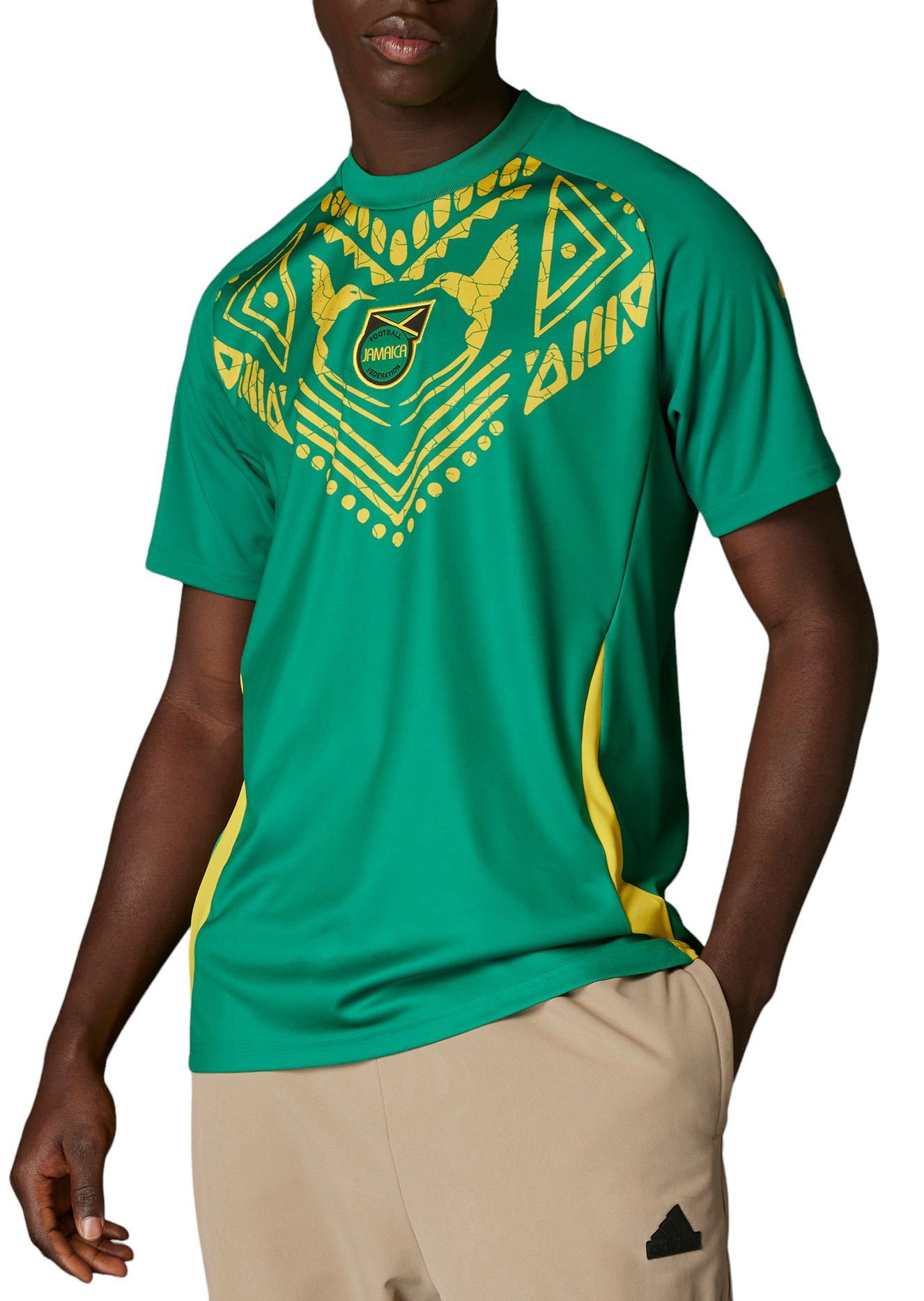 adidas Adult Jamaica Green Prematch Jersey product image