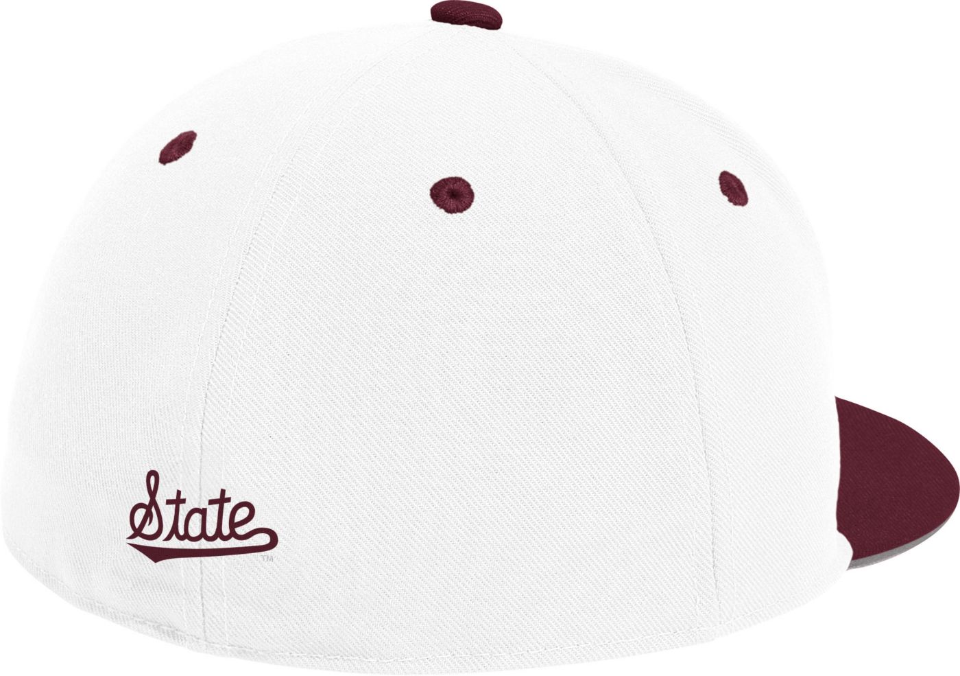 adidas Men s Mississippi State Bulldogs Maroon Fitted Hat Dick s Sporting Goods