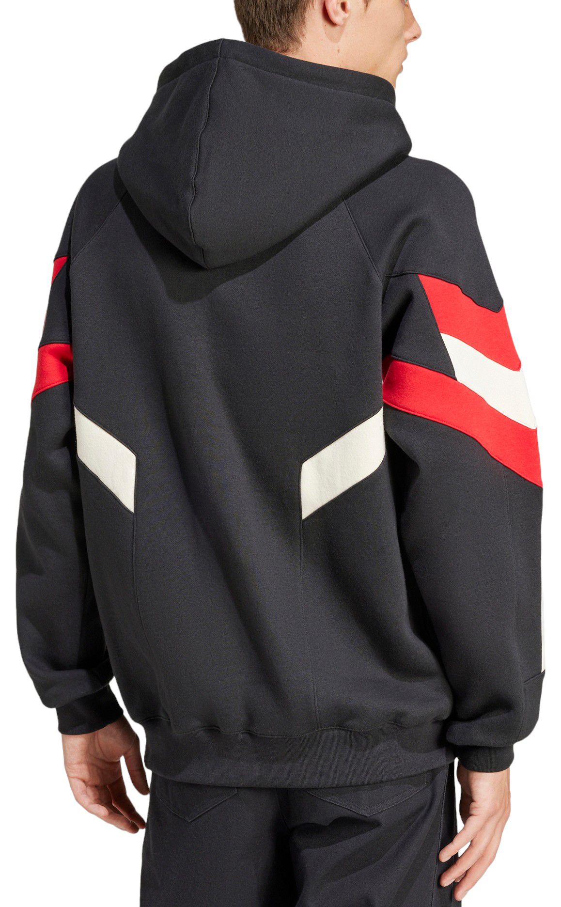 adidas Adult Manchester United 2024 Lifestyler Black Pullover Hoodie product image