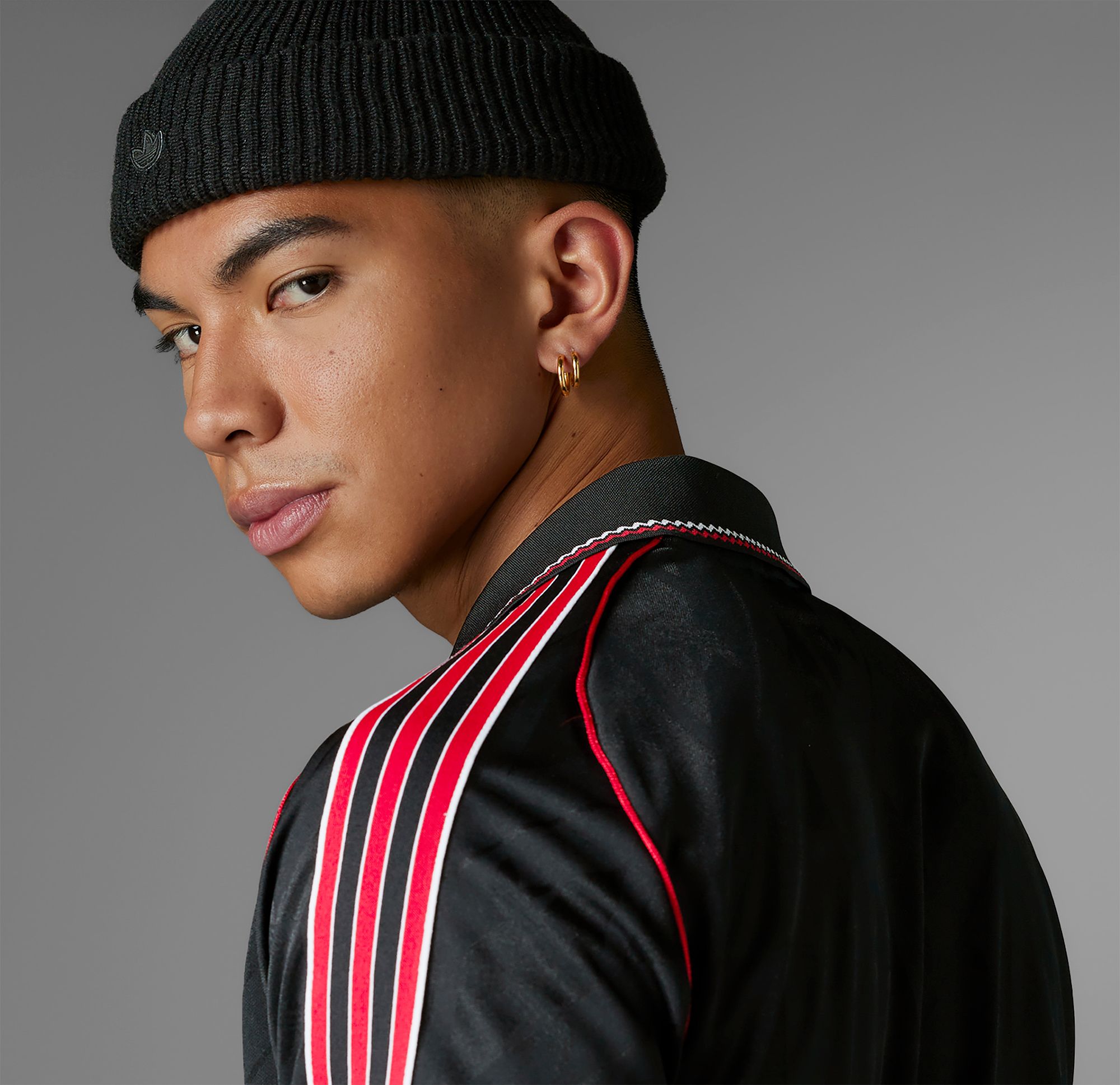 adidas Adult Manchester United 2024 Lifestyler Black Long Sleeve Jersey product image