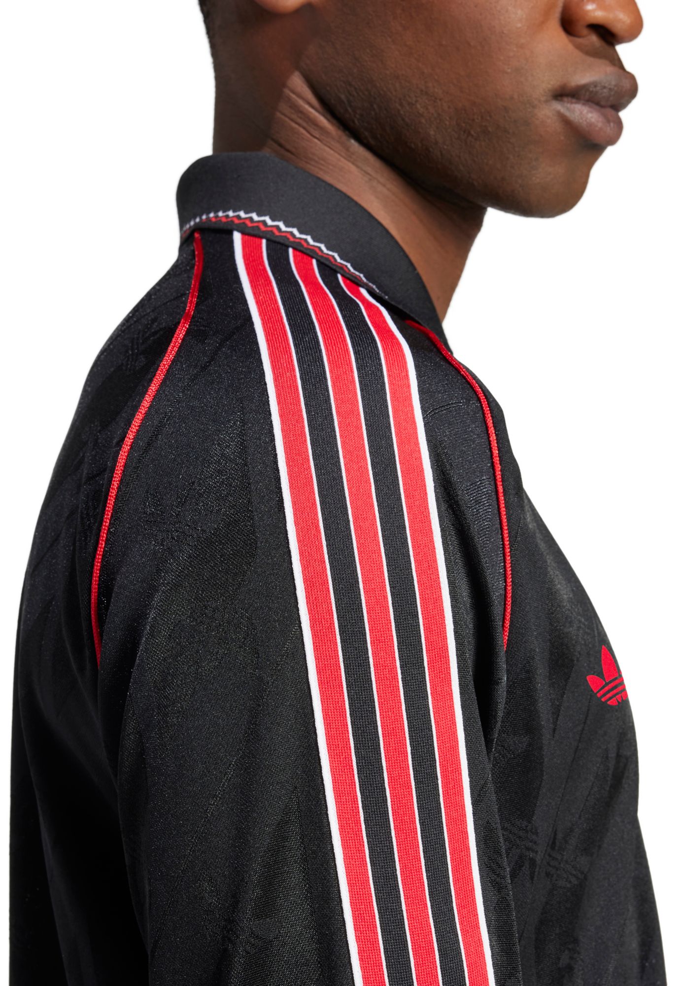 adidas Adult Manchester United 2024 Lifestyler Black Long Sleeve Jersey product image