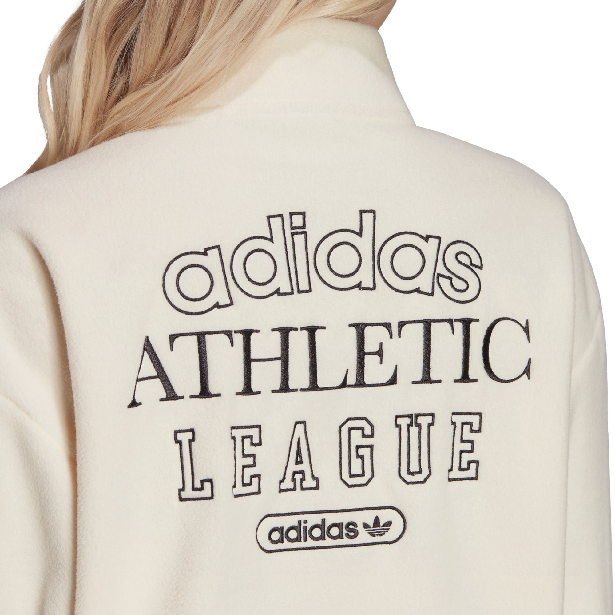 adidas Originals Women's Retro Luxury 1/4 Zip Cropped Sweater product image