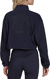 adidas Originals Women's Retro Luxury 1/4 Zip Cropped Sweater product image