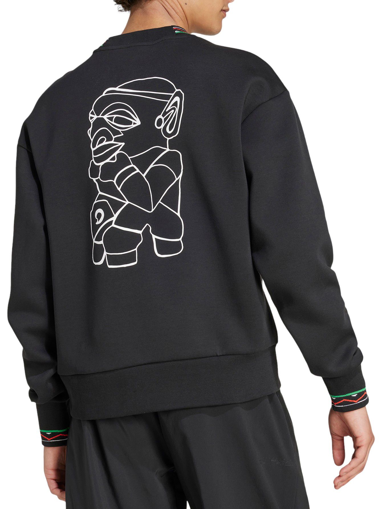 adidas Adult Arsenal 2024 DNA Black Crew Sweatshirt product image