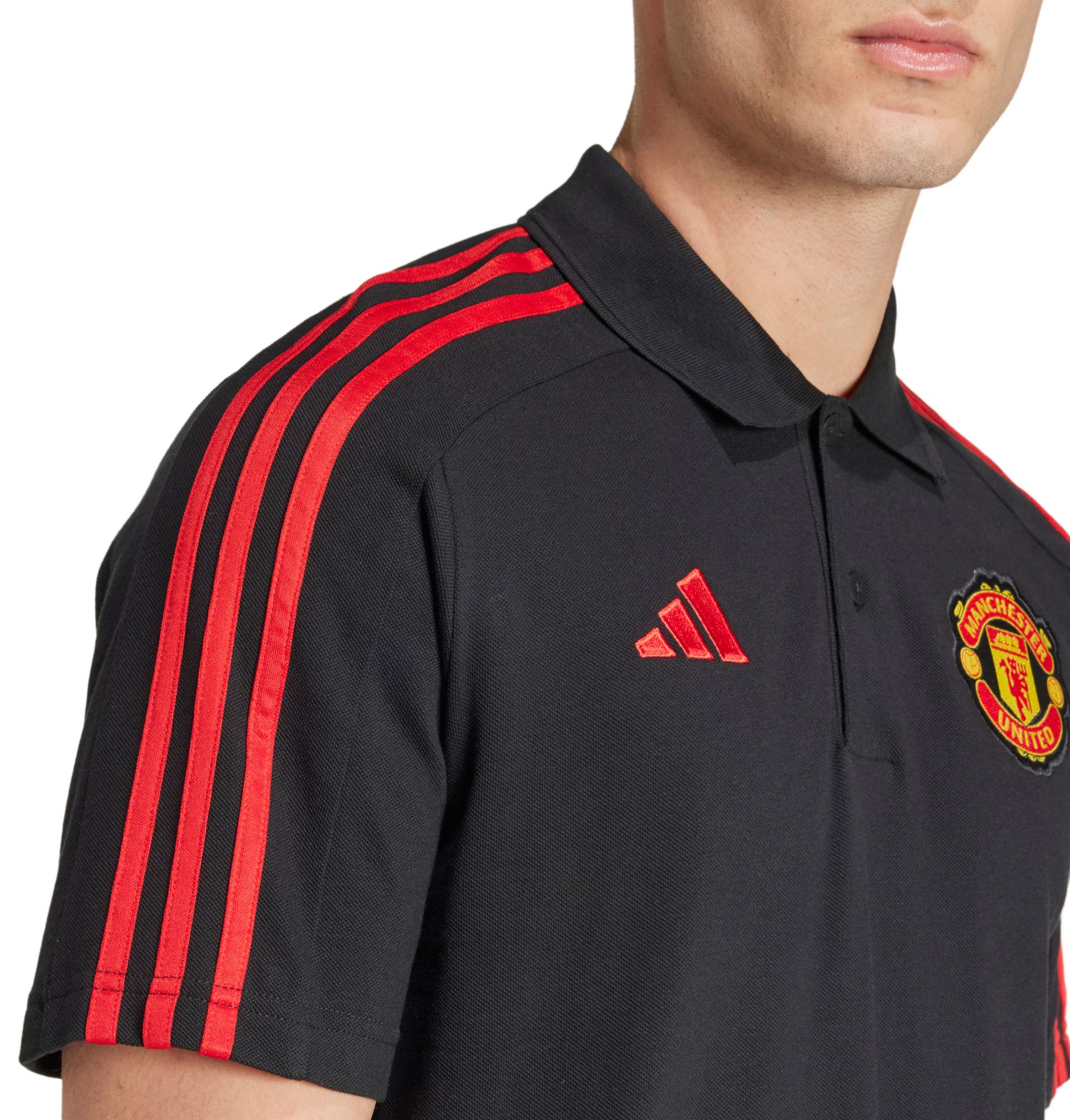 adidas Adult Manchester United Black Polo product image