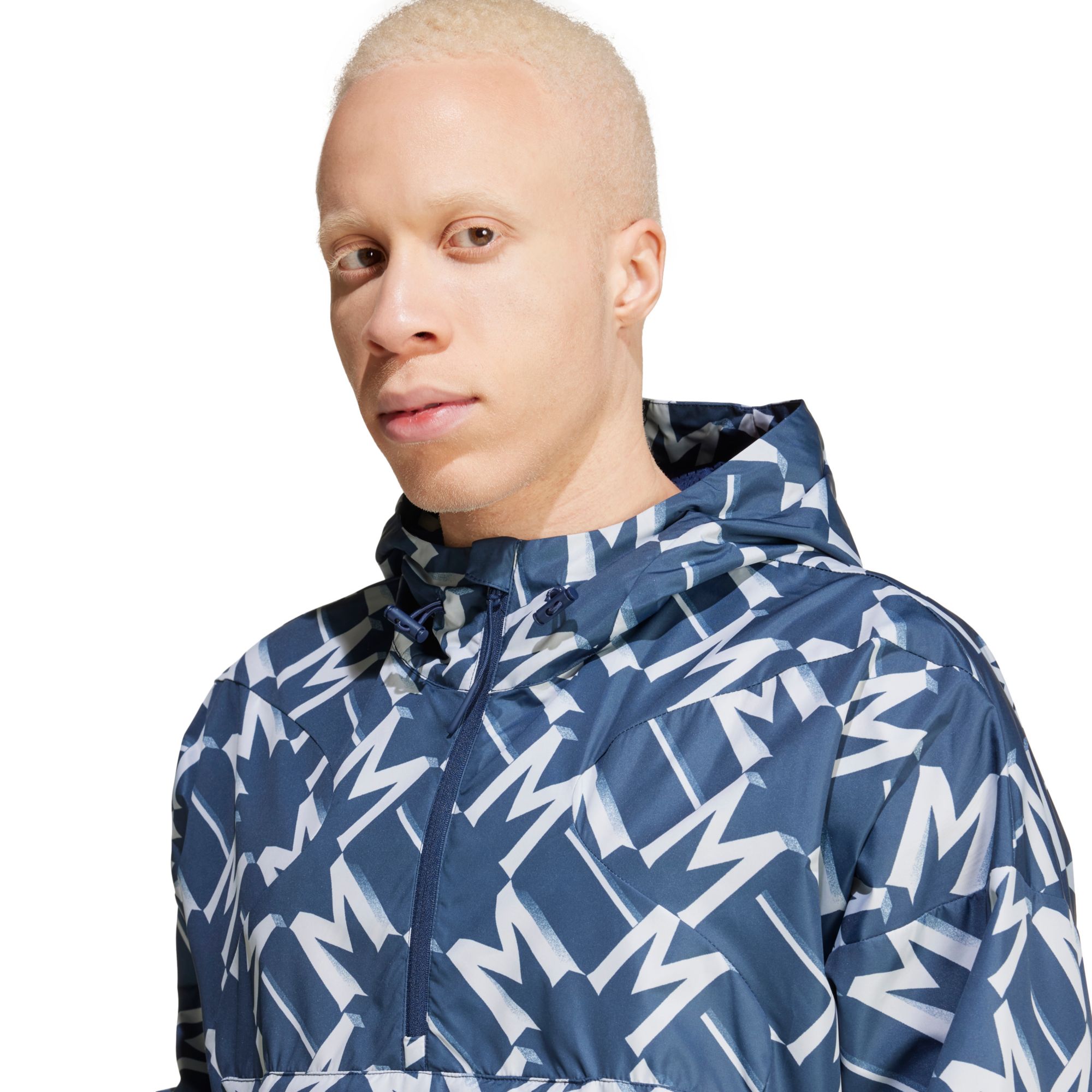 adidas Adult Manchester United Navy Windbreaker Jacket product image