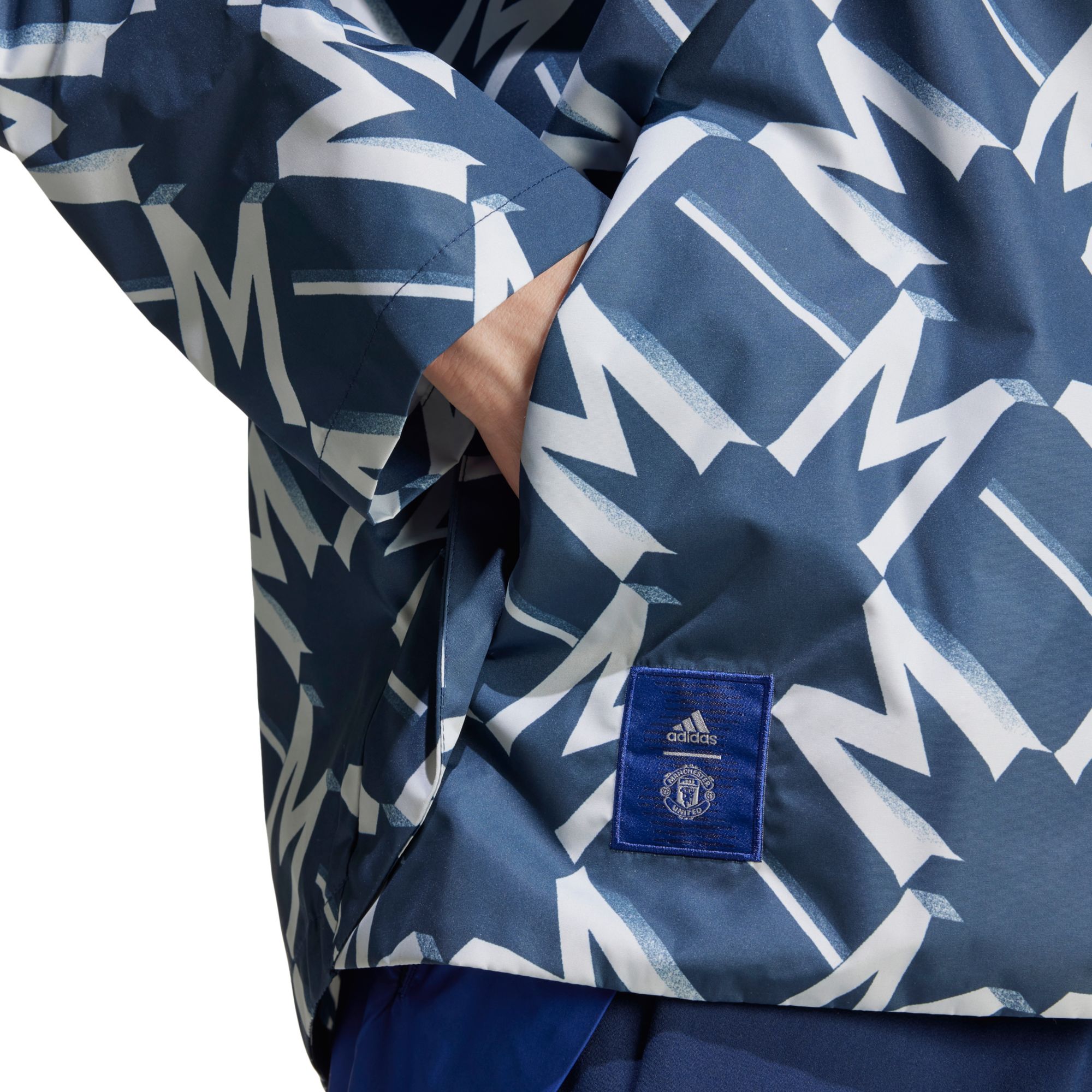 adidas Adult Manchester United Navy Windbreaker Jacket product image