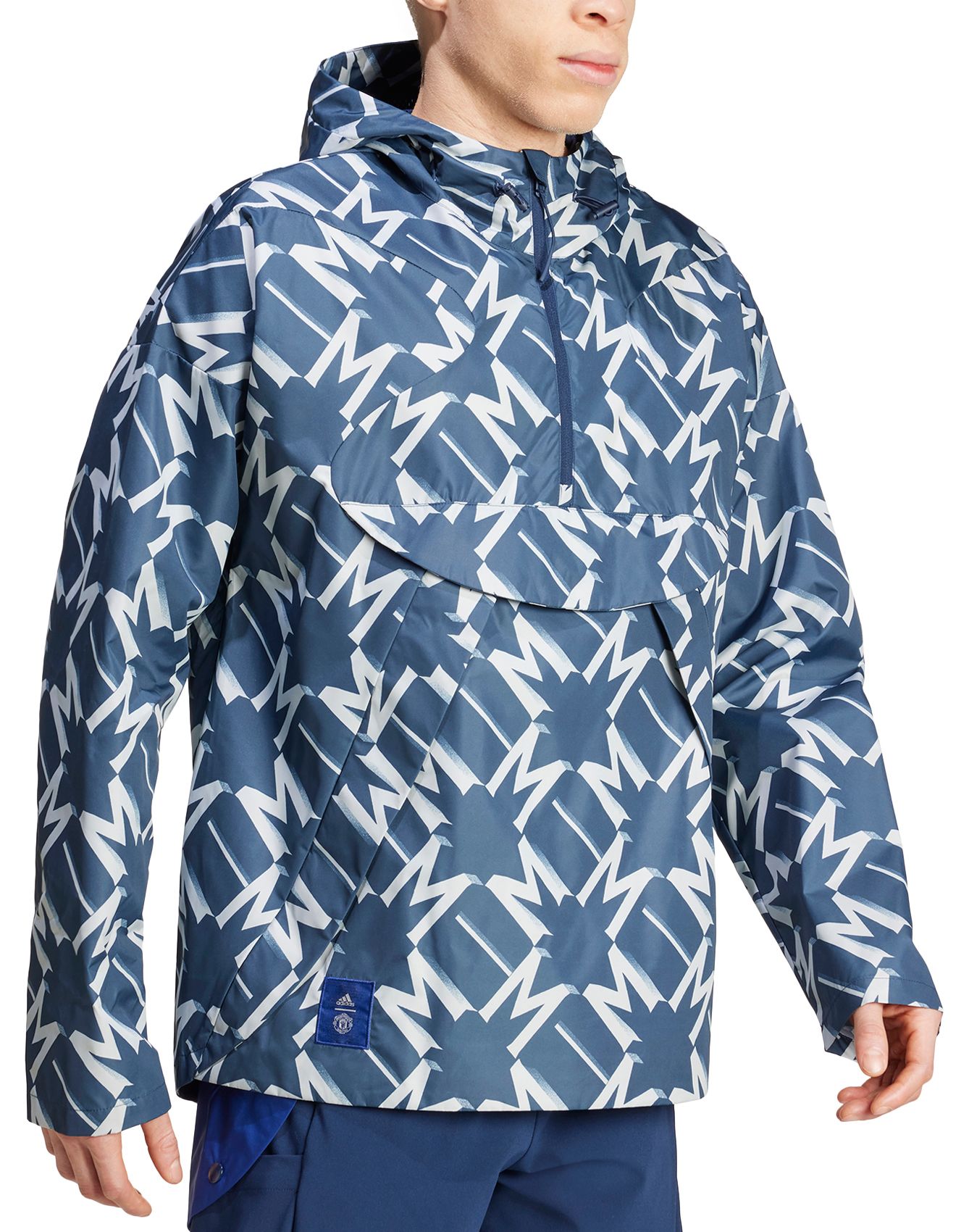 adidas Adult Manchester United Navy Windbreaker Jacket product image
