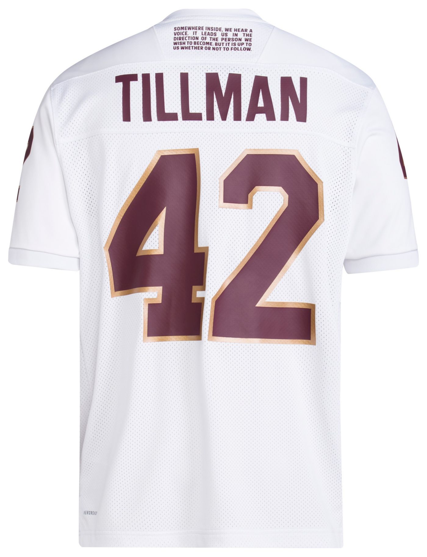 adidas Men s Arizona State Sun Devils Pat Tillman 42 White Replica Football Jersey Dick s Sporting Goods