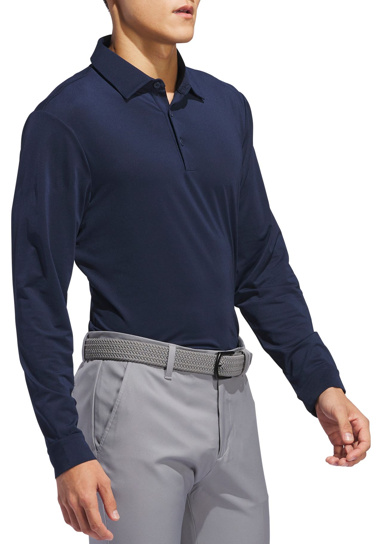adidas Men's Core Long Sleeve Polo Golf Shirt product image