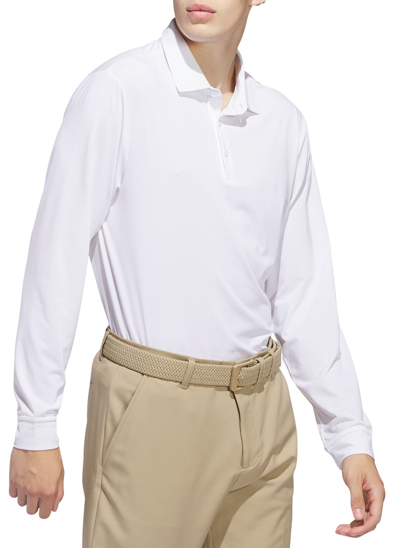 adidas Men's Core Long Sleeve Polo Golf Shirt product image