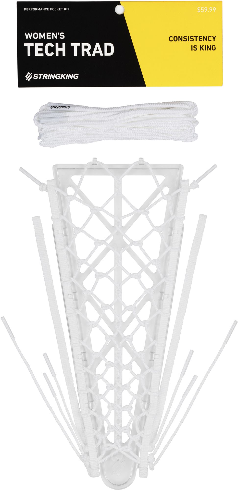 StringKing Lacrosse Women's Tech Trad High Pocket Kit product image