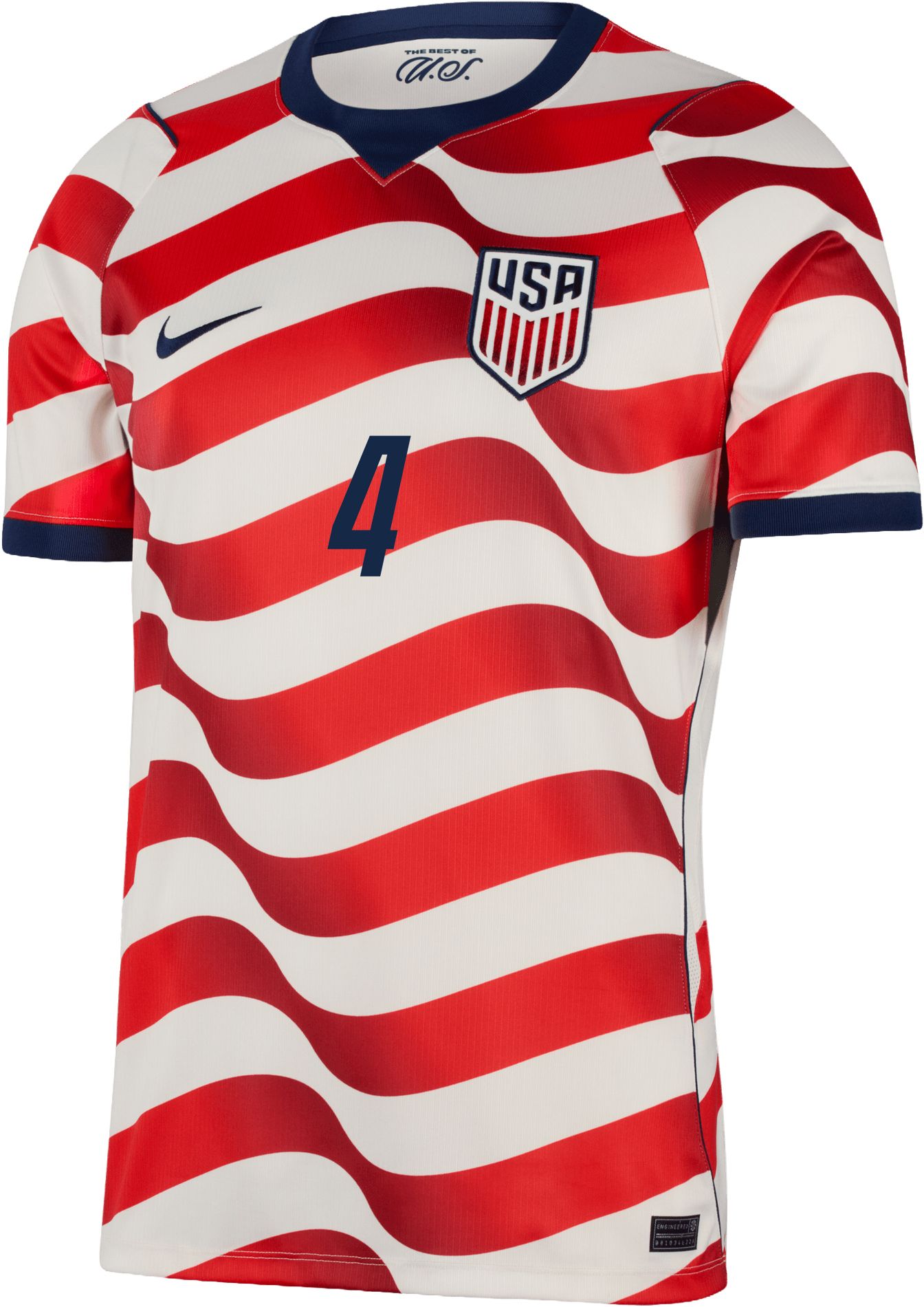 Nike Adult USMNT Tyler Adams #4 2026 Home Replica Jersey product image