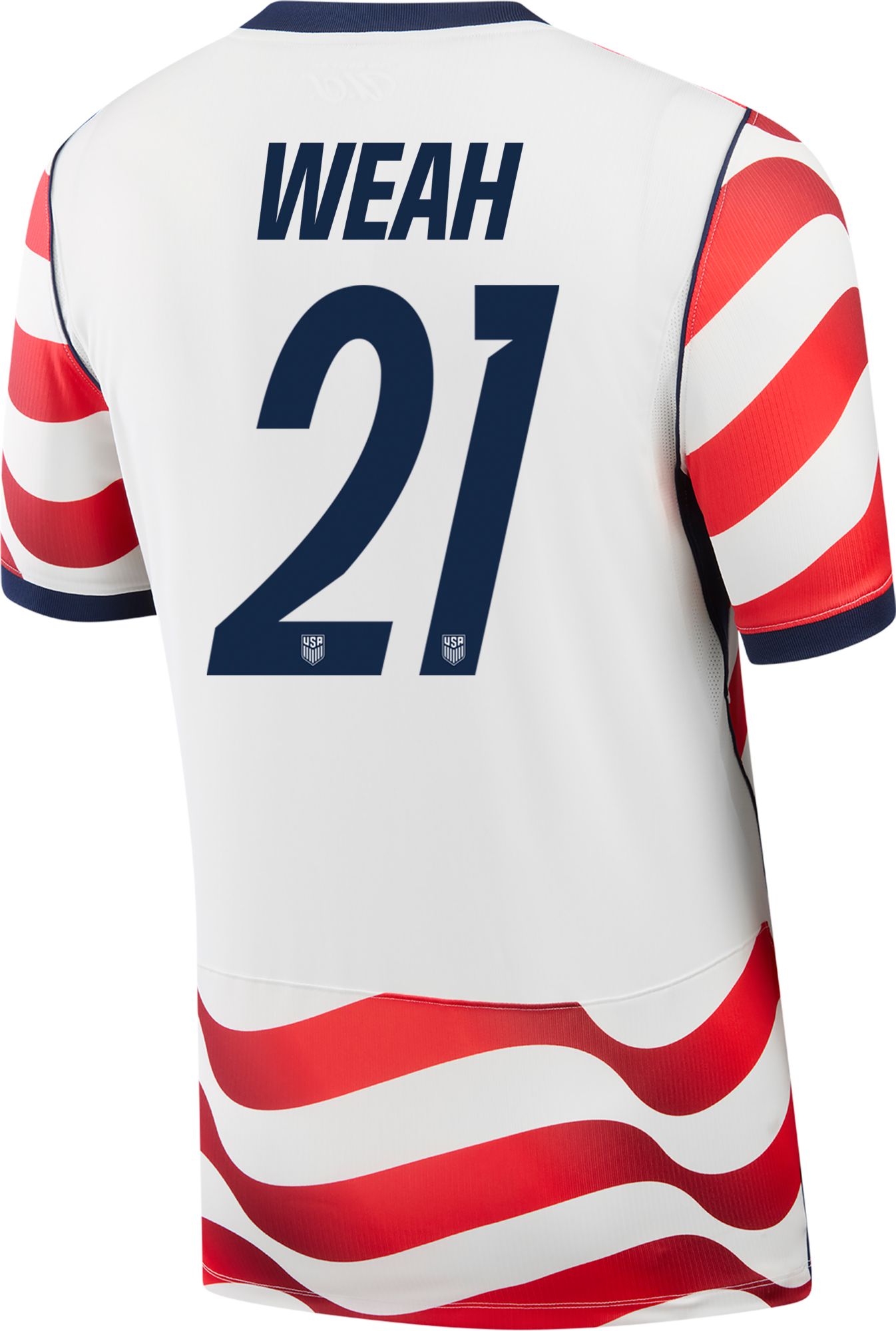 Nike Adult USMNT Timothy Weah #21 2026 Home Replica Jersey product image