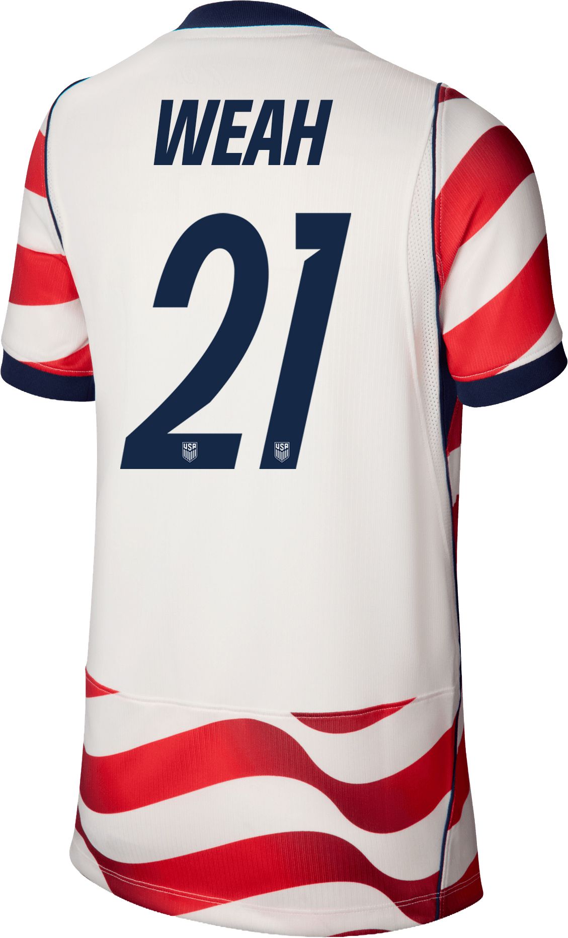 Nike Youth USMNT Timothy Weah #21 2026 Home Replica Jersey product image