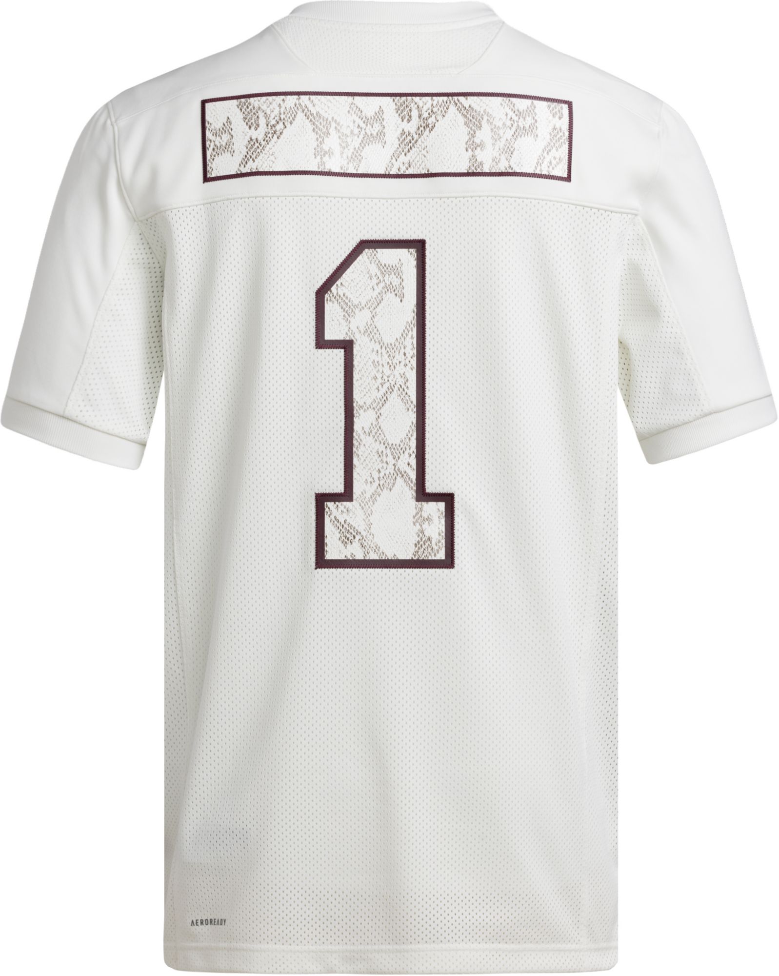 adidas Men's Arizona State Sun Devils White Icon Rattlesnake Replica Football Jersey product image