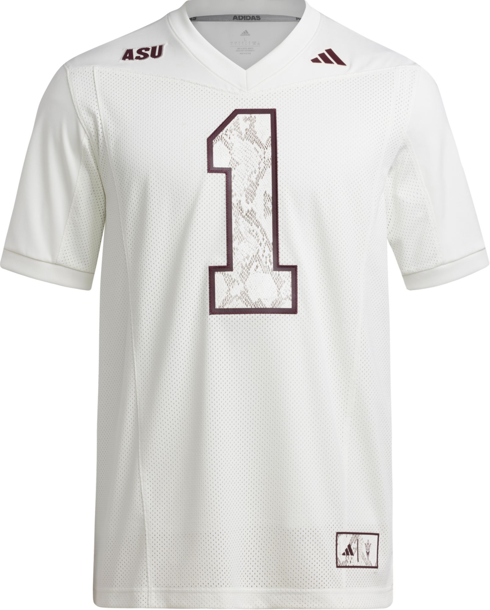 adidas Men's Arizona State Sun Devils White Icon Rattlesnake