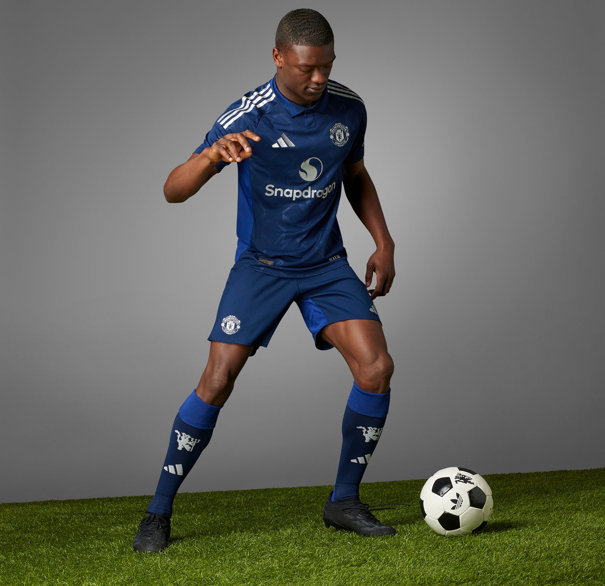 adidas Adult Manchester United 2024 Away Authentic Jersey product image