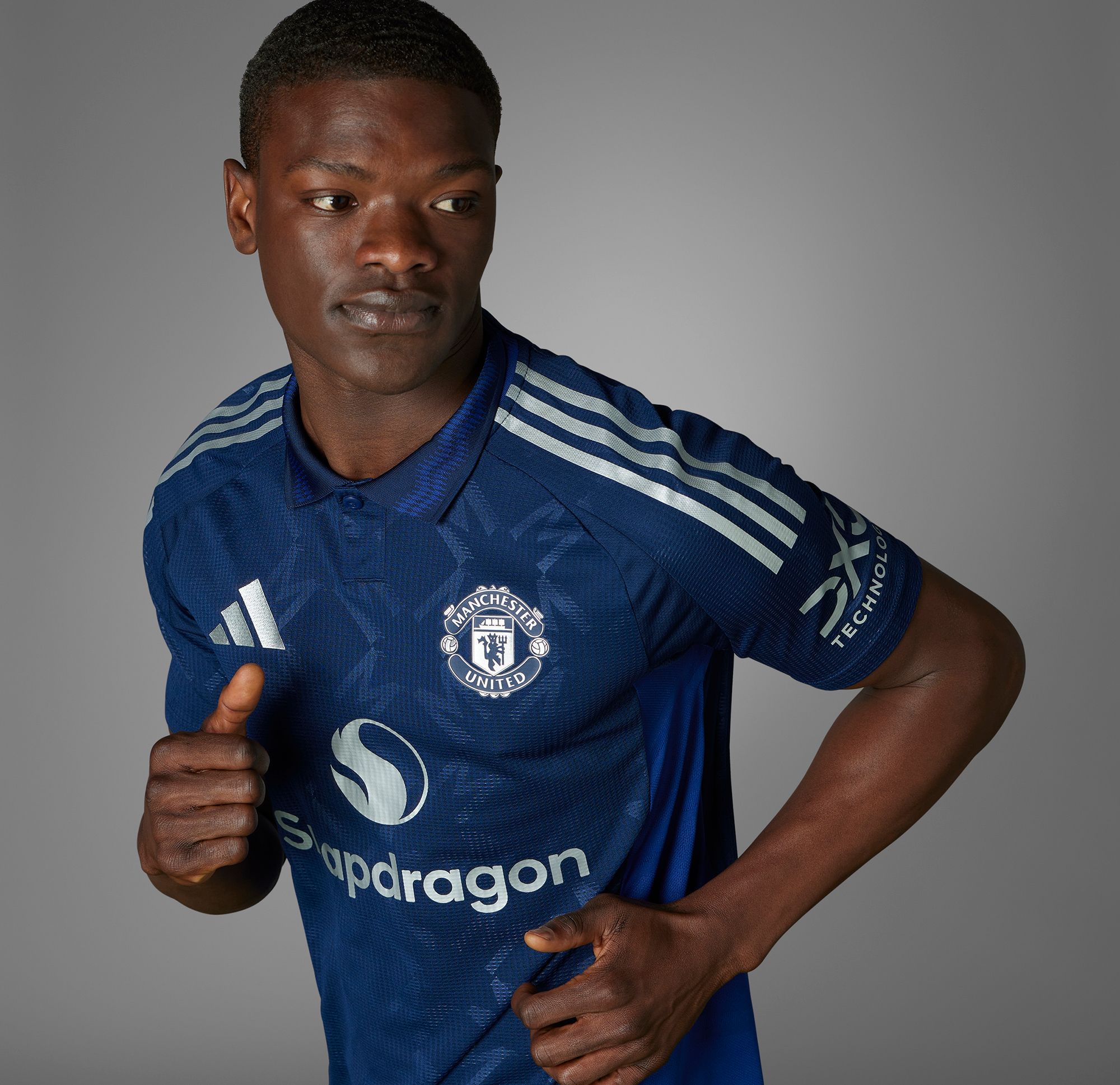 adidas Adult Manchester United 2024 Away Authentic Jersey product image