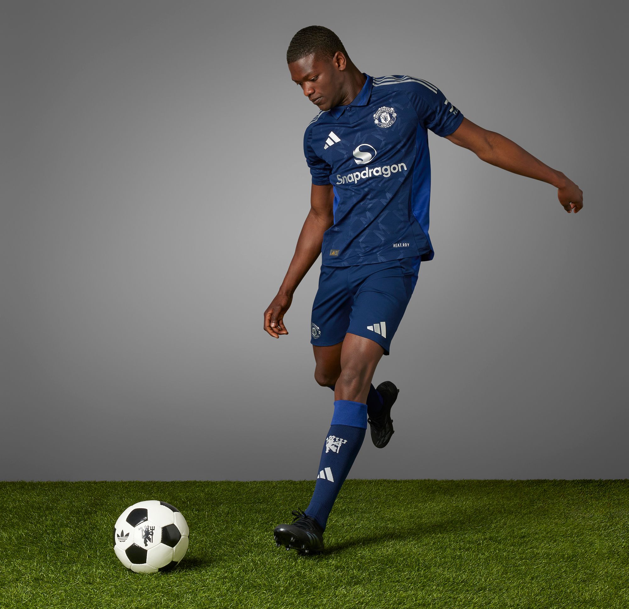 adidas Adult Manchester United 2024 Away Authentic Jersey product image