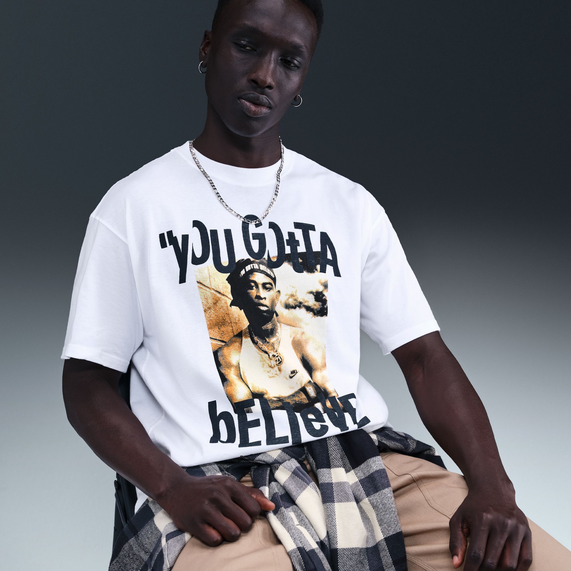 Nike Men's Max90 Deion Sanders Believe Graphic T-Shirt product image