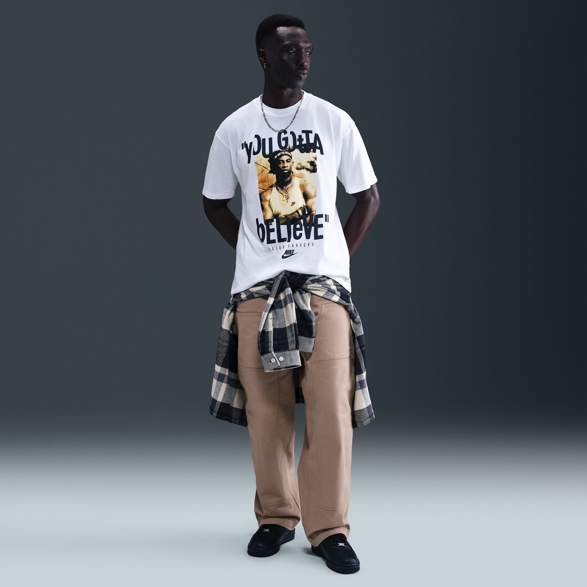 Nike Men's Max90 Deion Sanders Believe Graphic T-Shirt product image