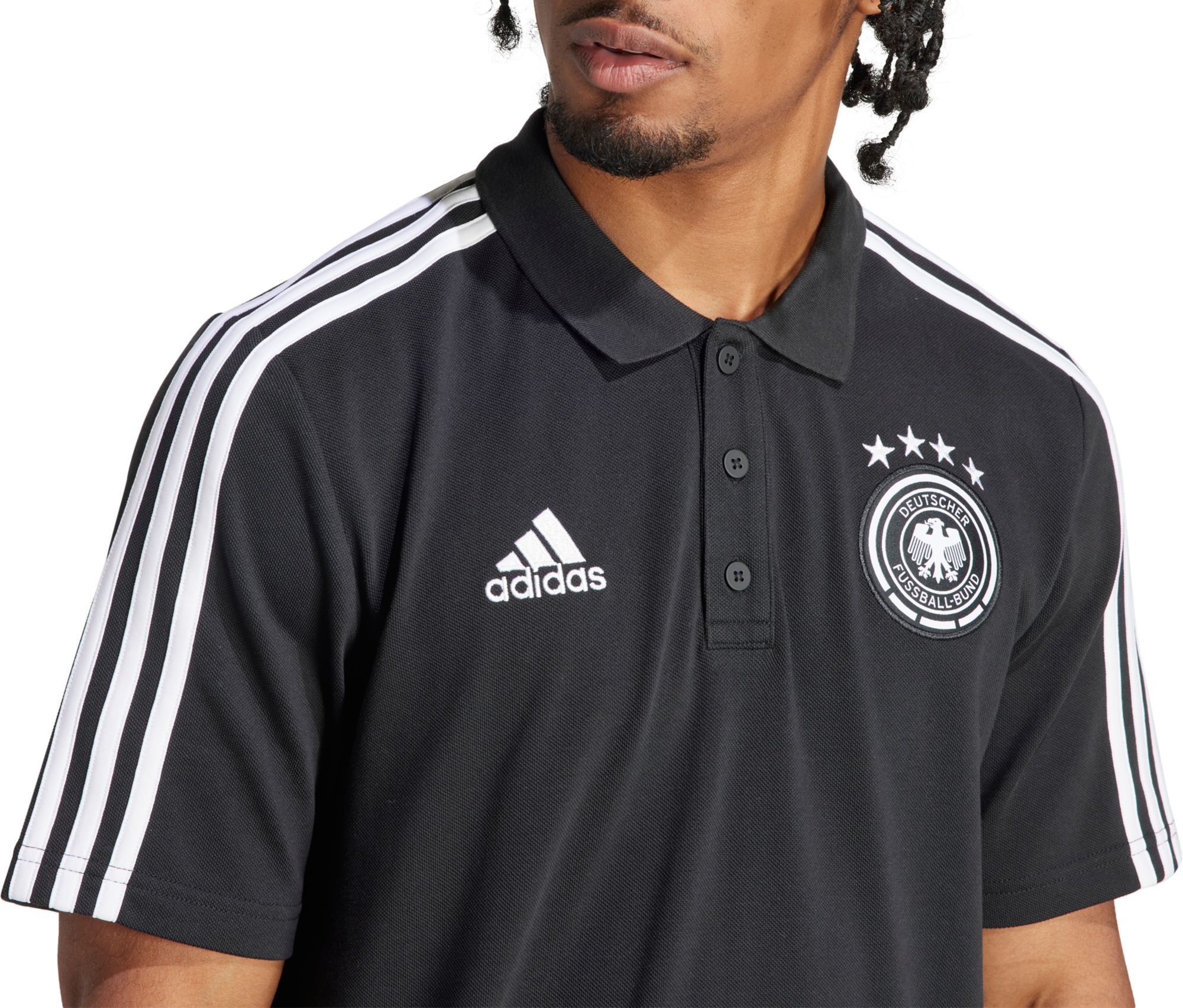 adidas Adult Germany 2024 DNA Black Polo product image