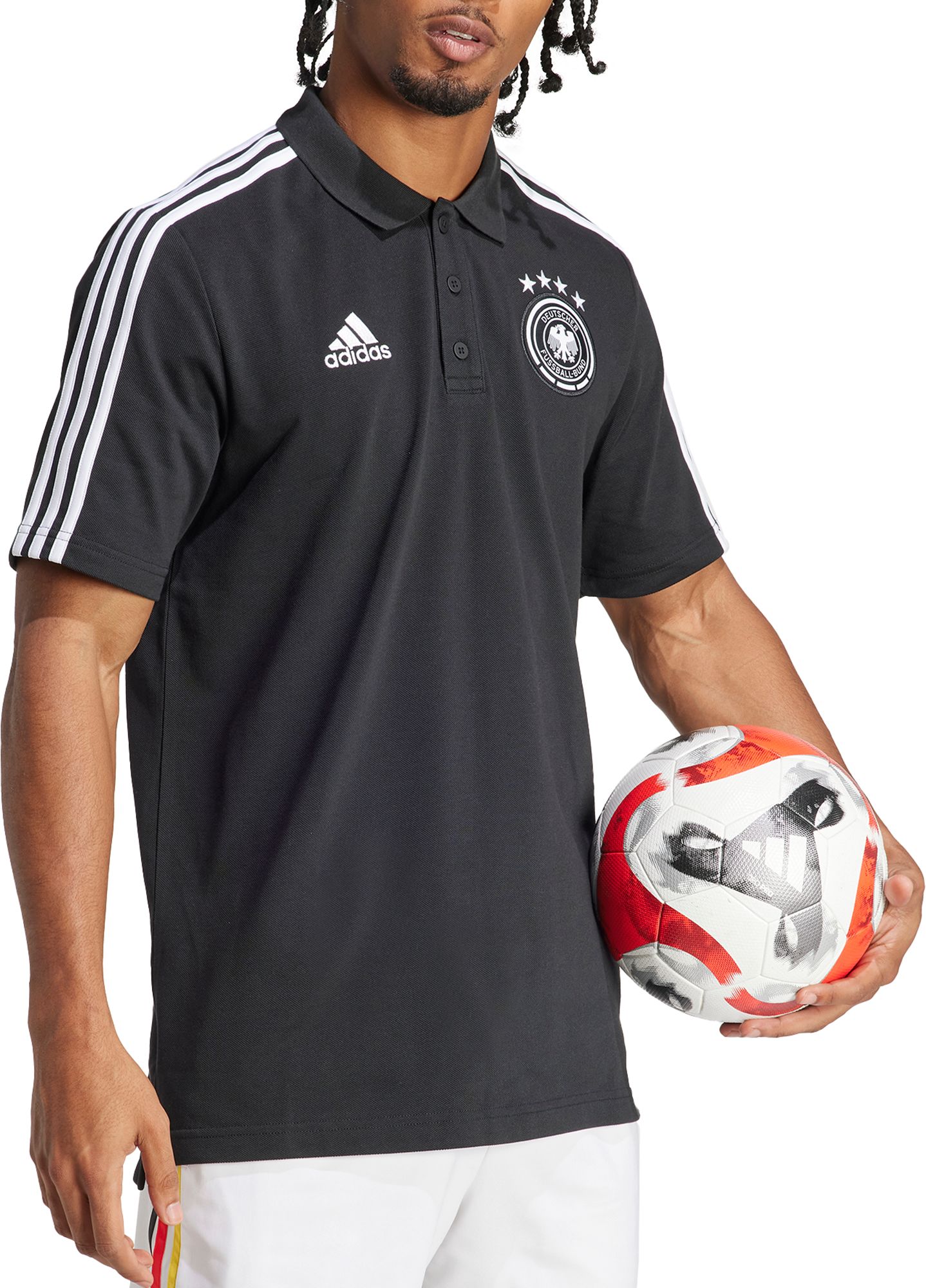 adidas Adult Germany 2024 DNA Black Polo product image