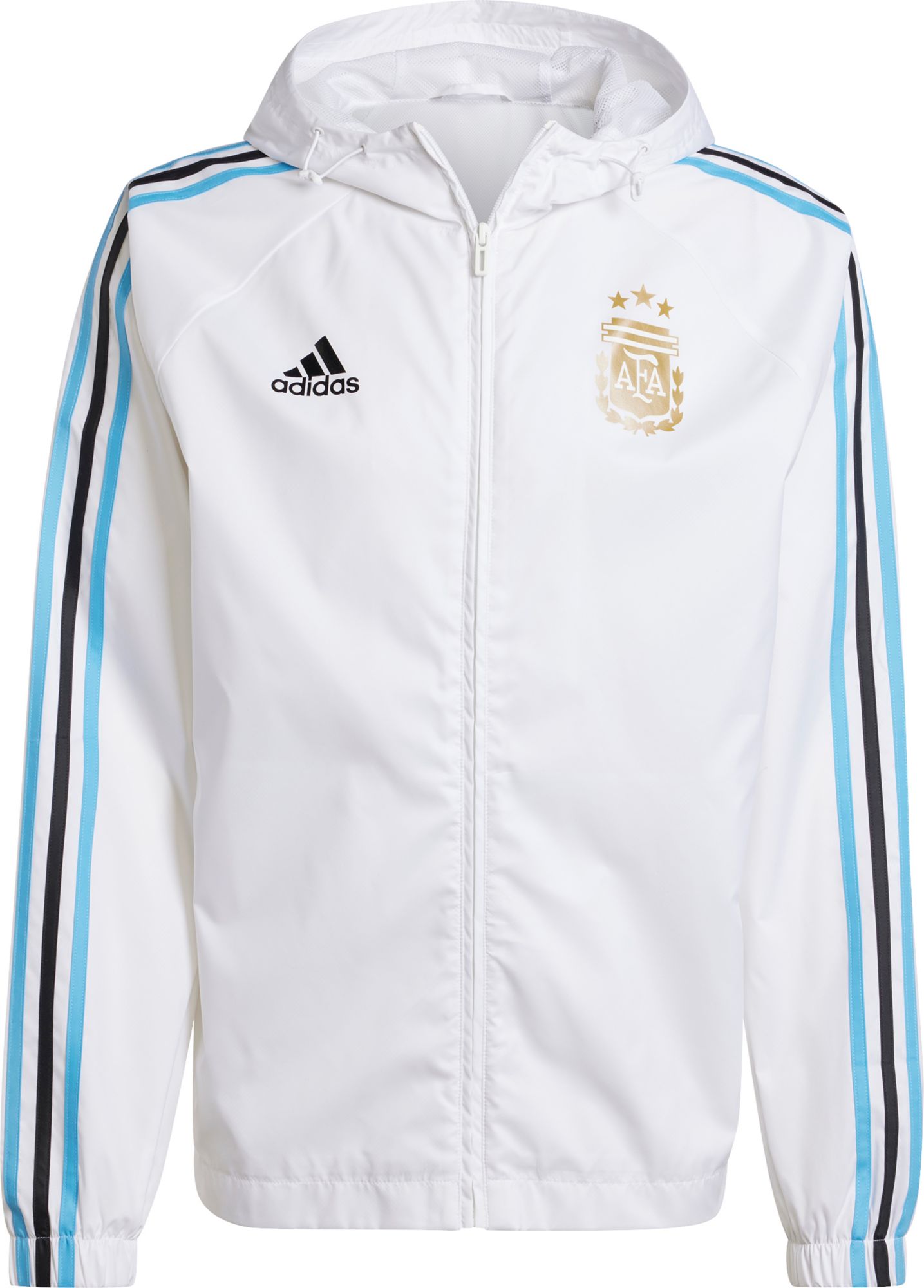 adidas Argentina DNA White Windbreaker Jacket product image