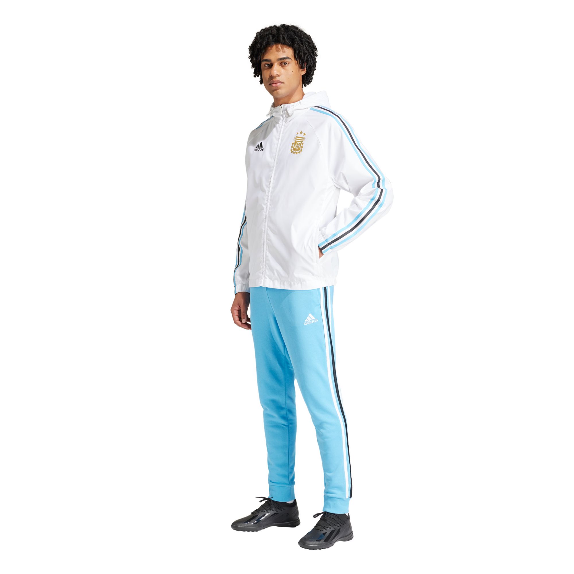 adidas Argentina DNA White Windbreaker Jacket product image