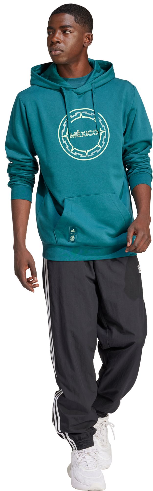 adidas Adult Mexico 2024 DNA Green Pullover Hoodie product image