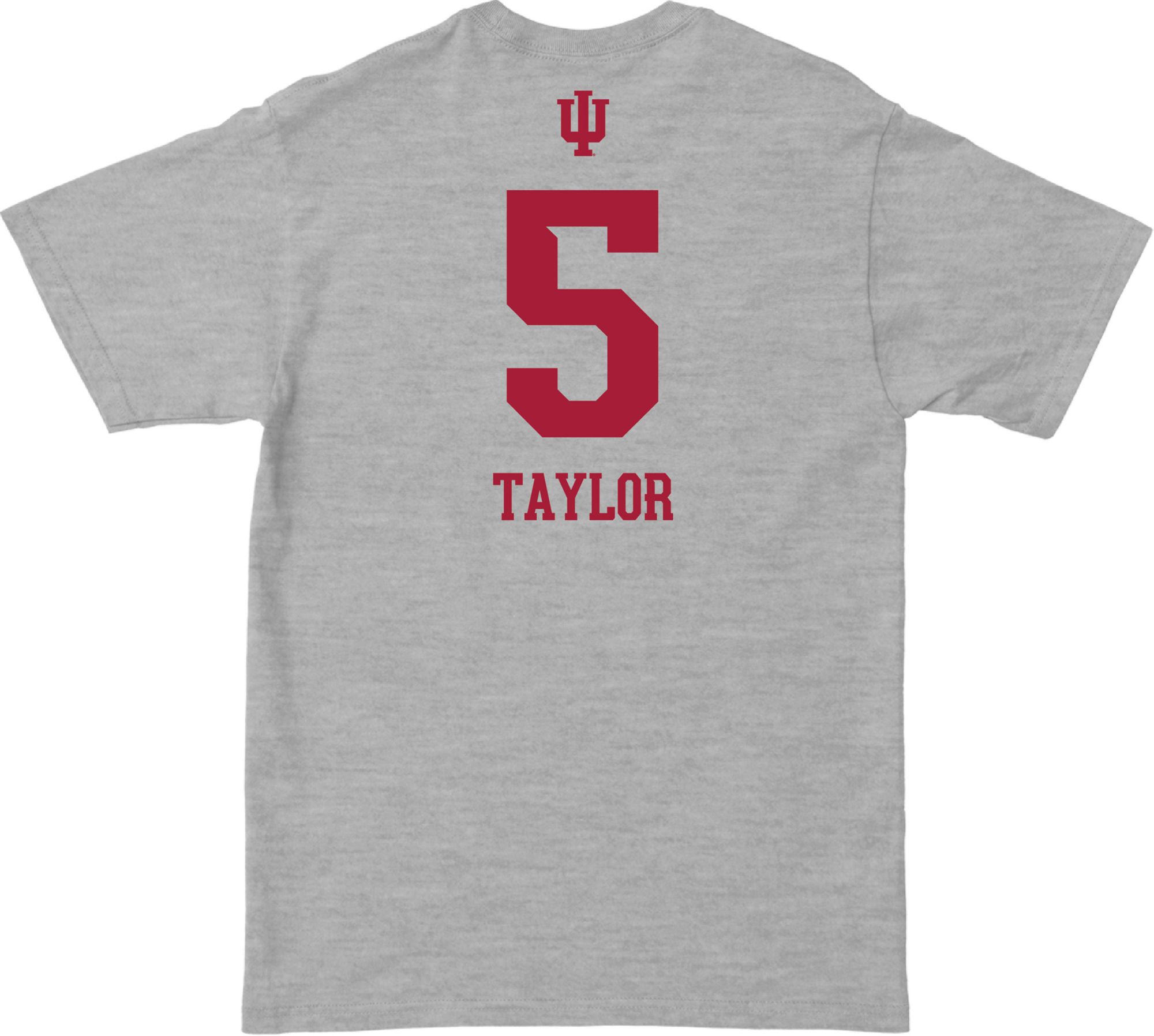 Campus Ink Men's Indiana Hoosiers Devin Taylor #5 Grey T-Shirt product image