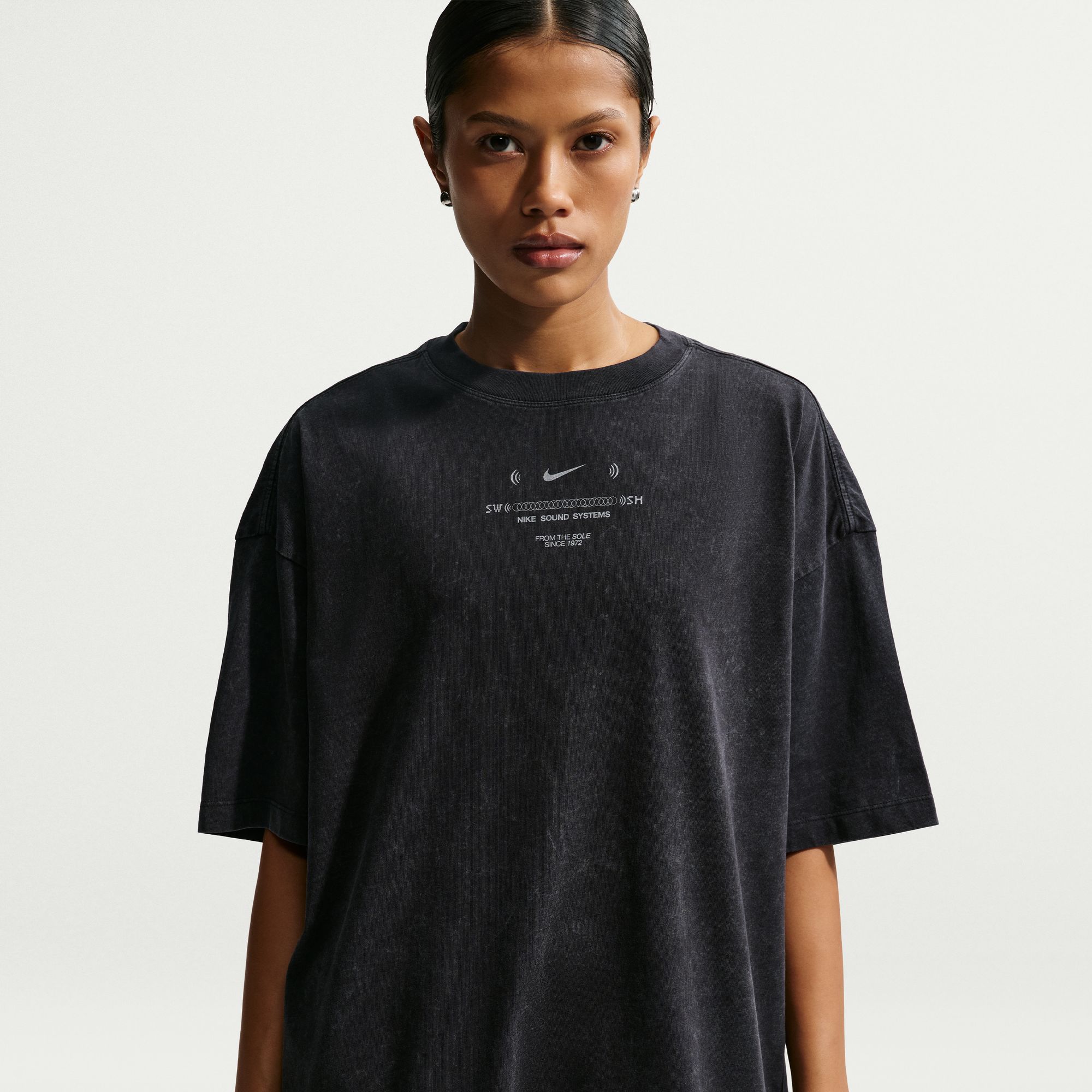 Nike Women's Sportswear Oversized Record Graphic T-Shirt product image