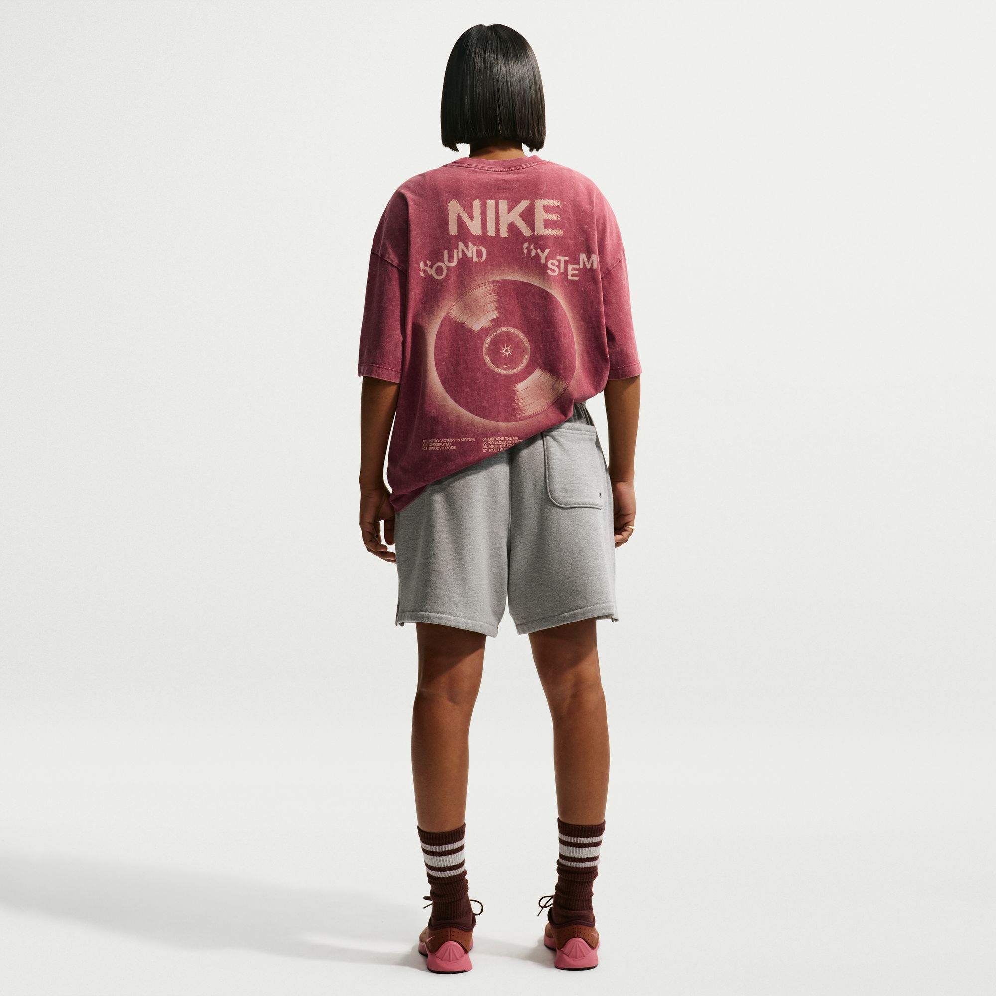 Nike Women's Sportswear Oversized Record Graphic T-Shirt product image