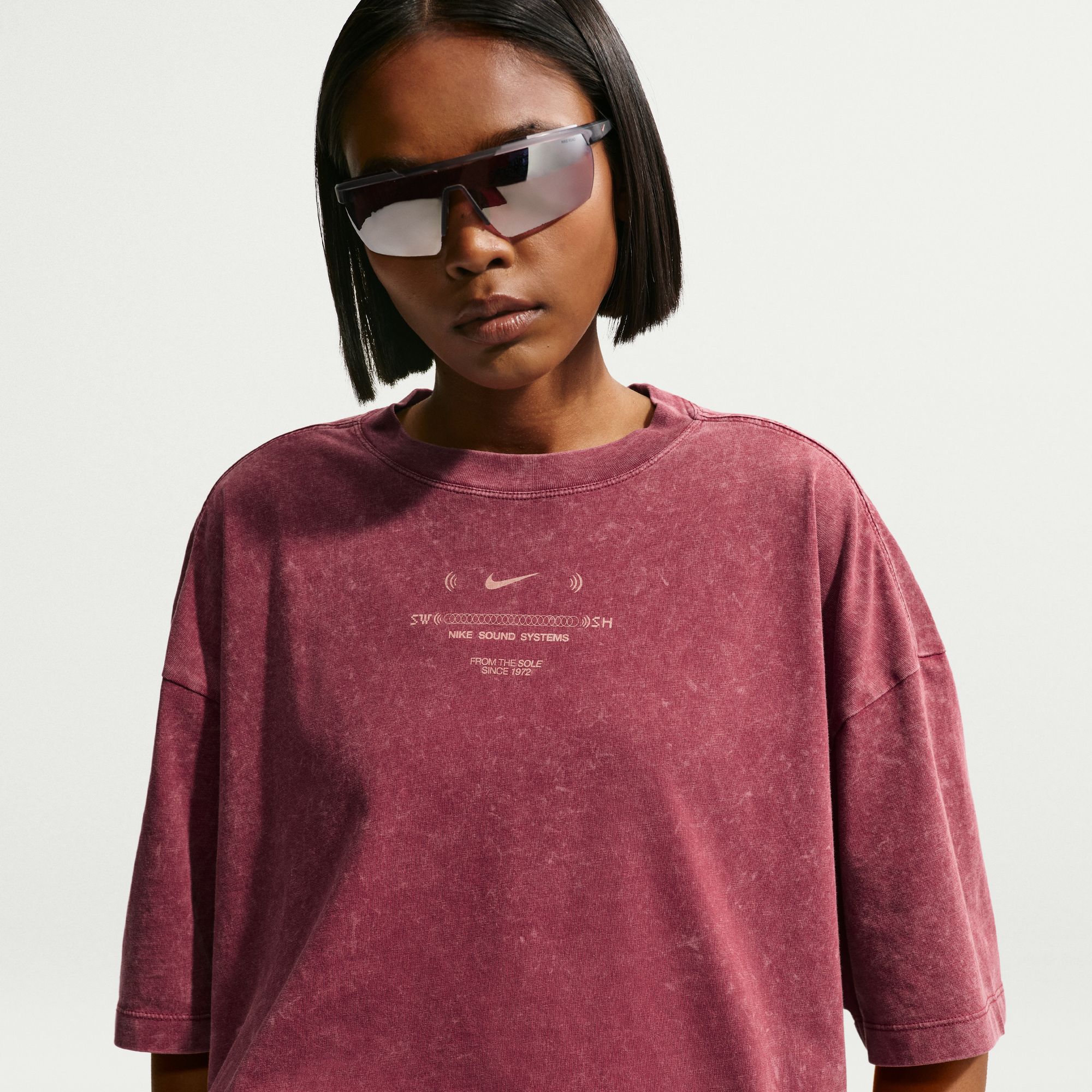 Nike Women's Sportswear Oversized Record Graphic T-Shirt product image