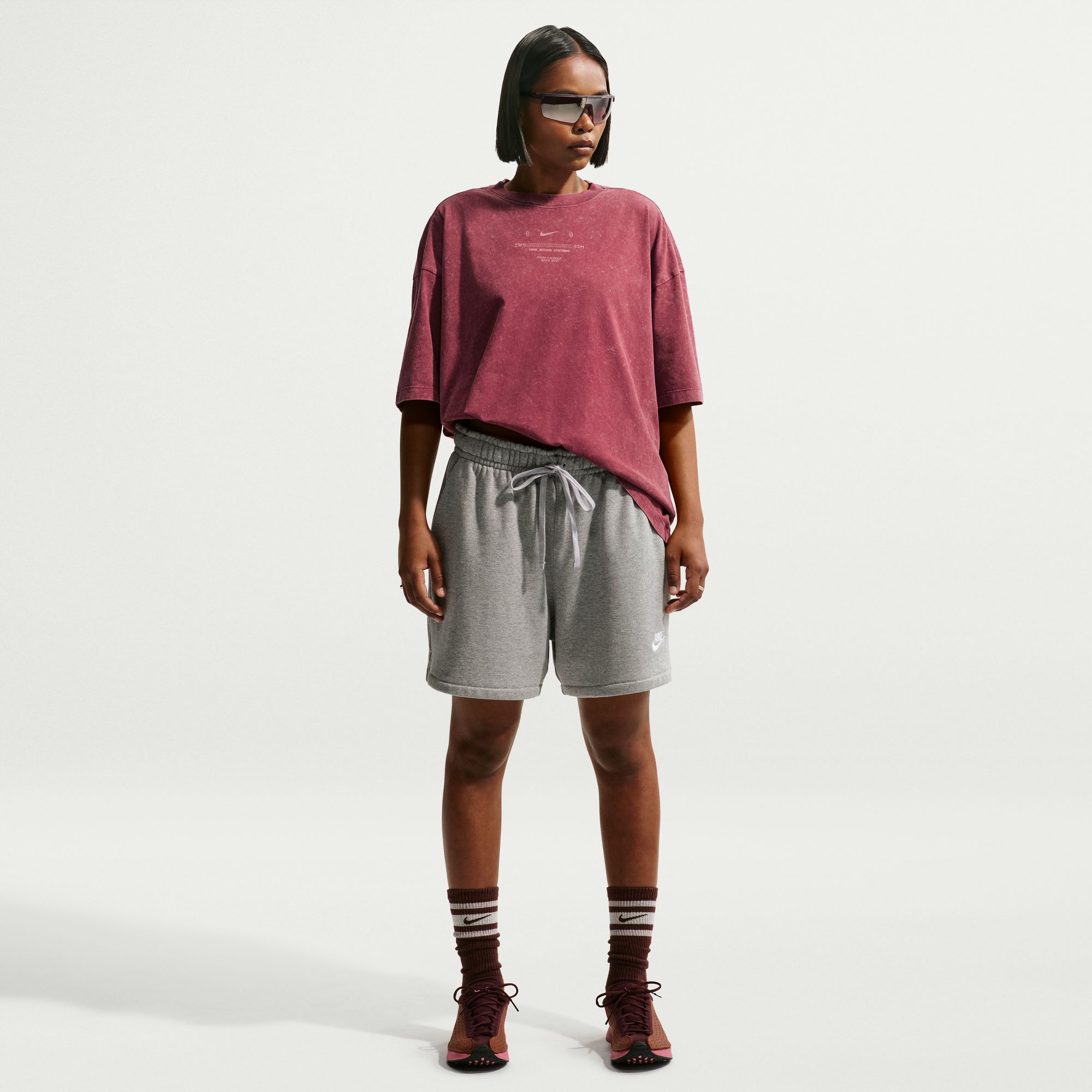 Nike Women's Sportswear Oversized Record Graphic T-Shirt product image