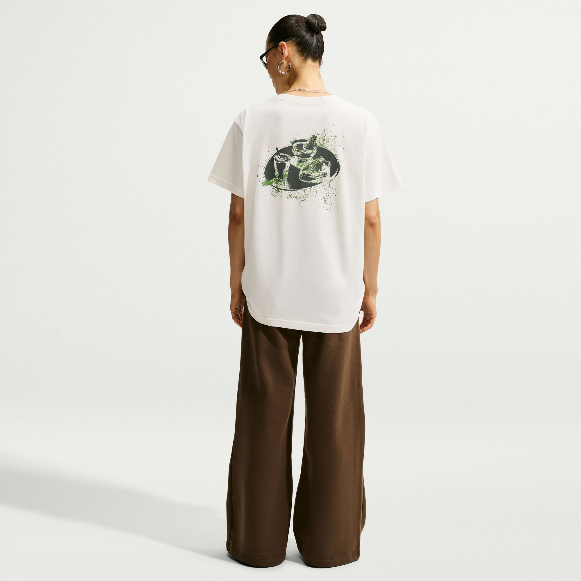 Nike Women's Sportswear Oversized Matcha Graphic T-Shirt product image