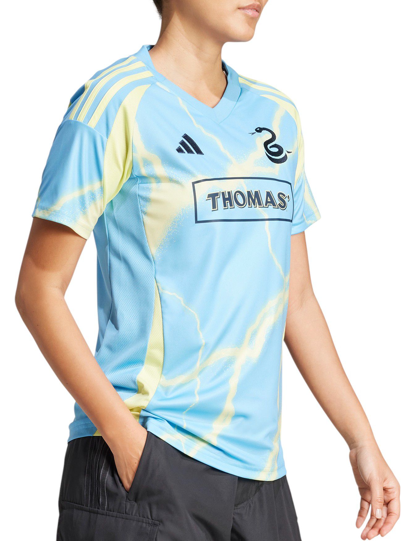 adidas Women's Philadelphia Union 2025 Secondary Replica "The Voltage Kit" Jersey product image