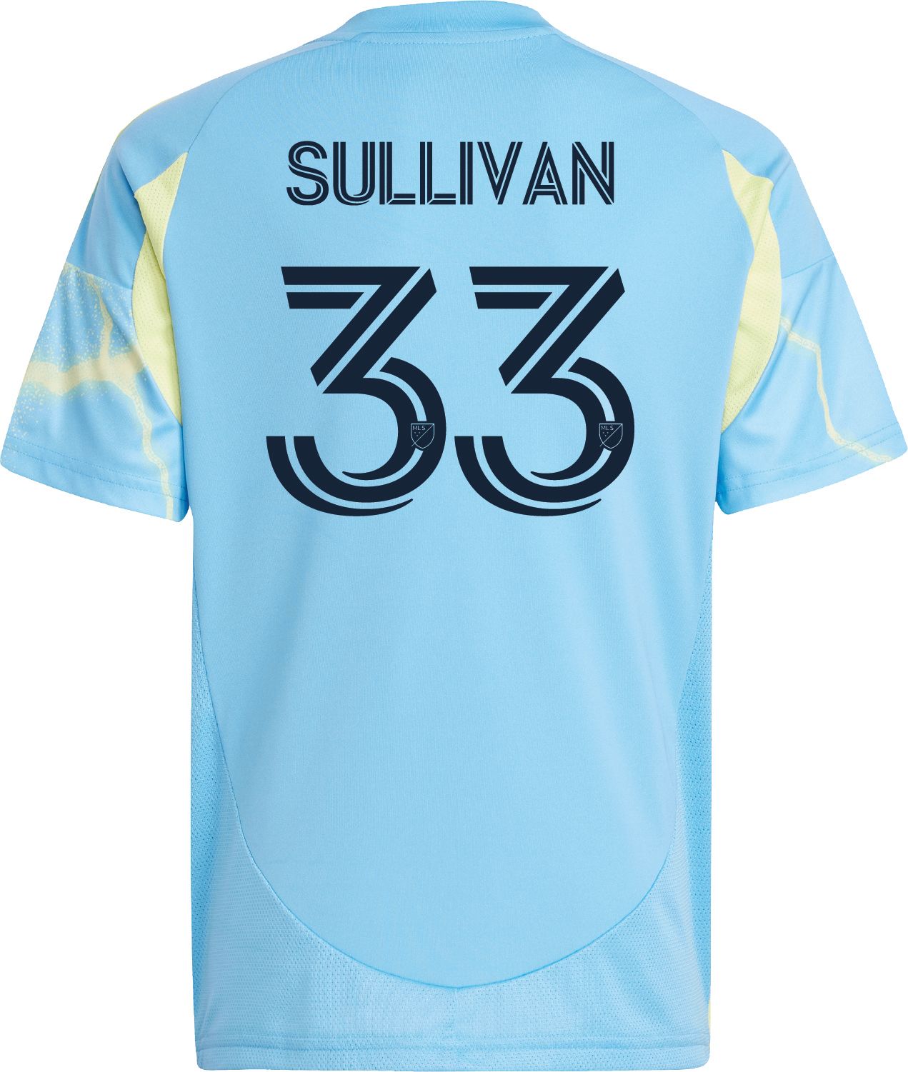 adidas Youth Philadelphia Union Quinn Sullivan #33 2025 Secondary Replica Jersey product image