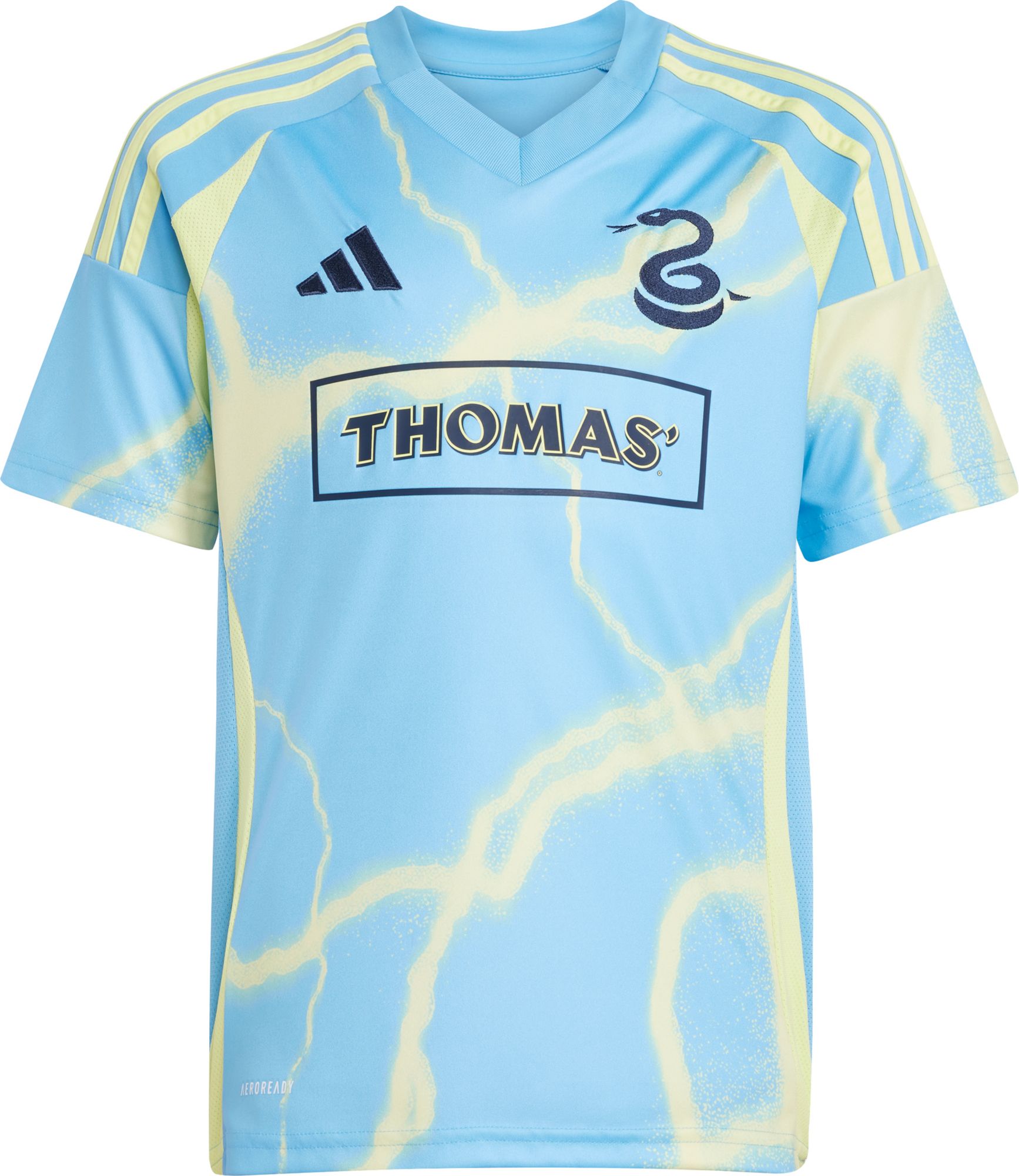 adidas Youth Philadelphia Union 2025 Secondary Replica "The Voltage Kit" Jersey product image
