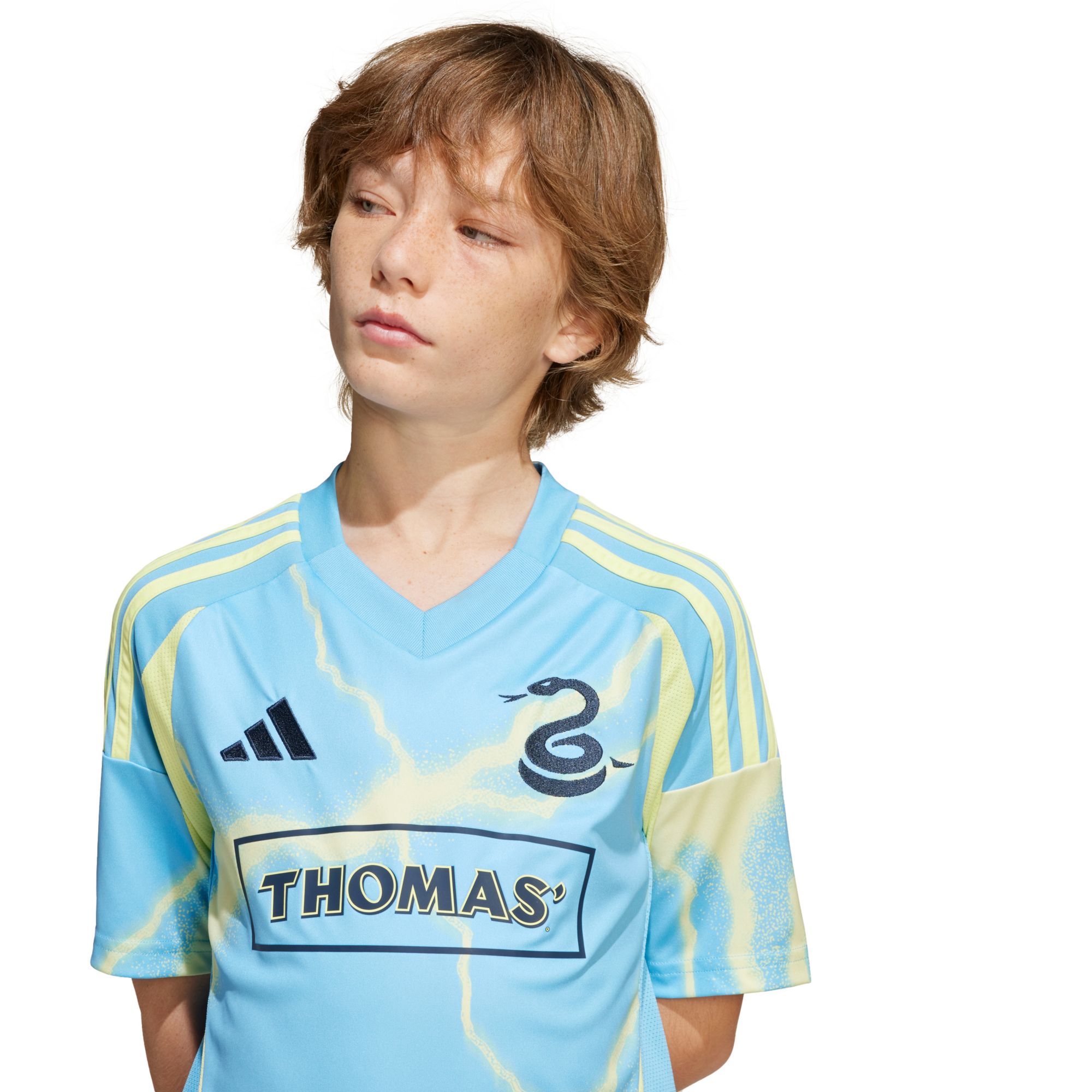 adidas Youth Philadelphia Union 2025 Secondary Replica "The Voltage Kit" Jersey product image