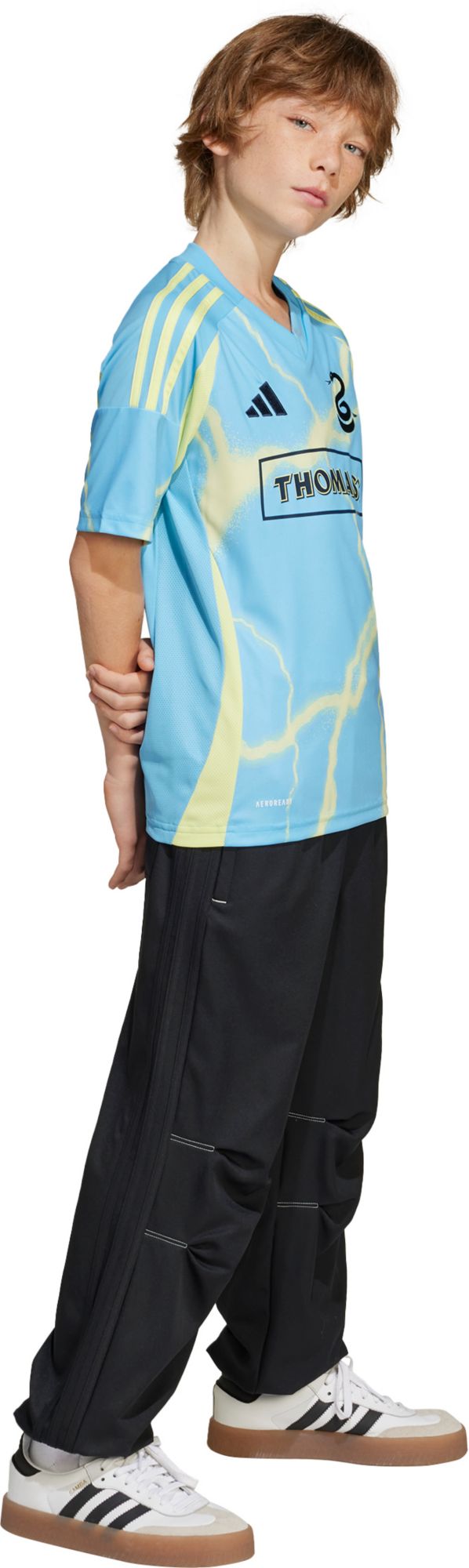 adidas Youth Philadelphia Union 2025 Secondary Replica "The Voltage Kit" Jersey product image