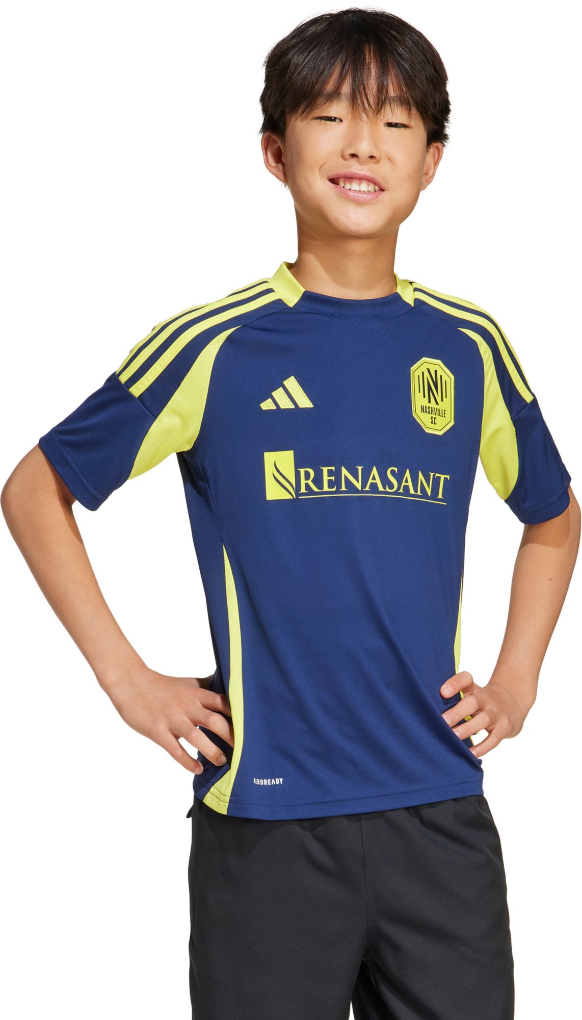 adidas Youth Nashville SC 2025 Secondary Replica "The Heart of Nashville" Jersey product image