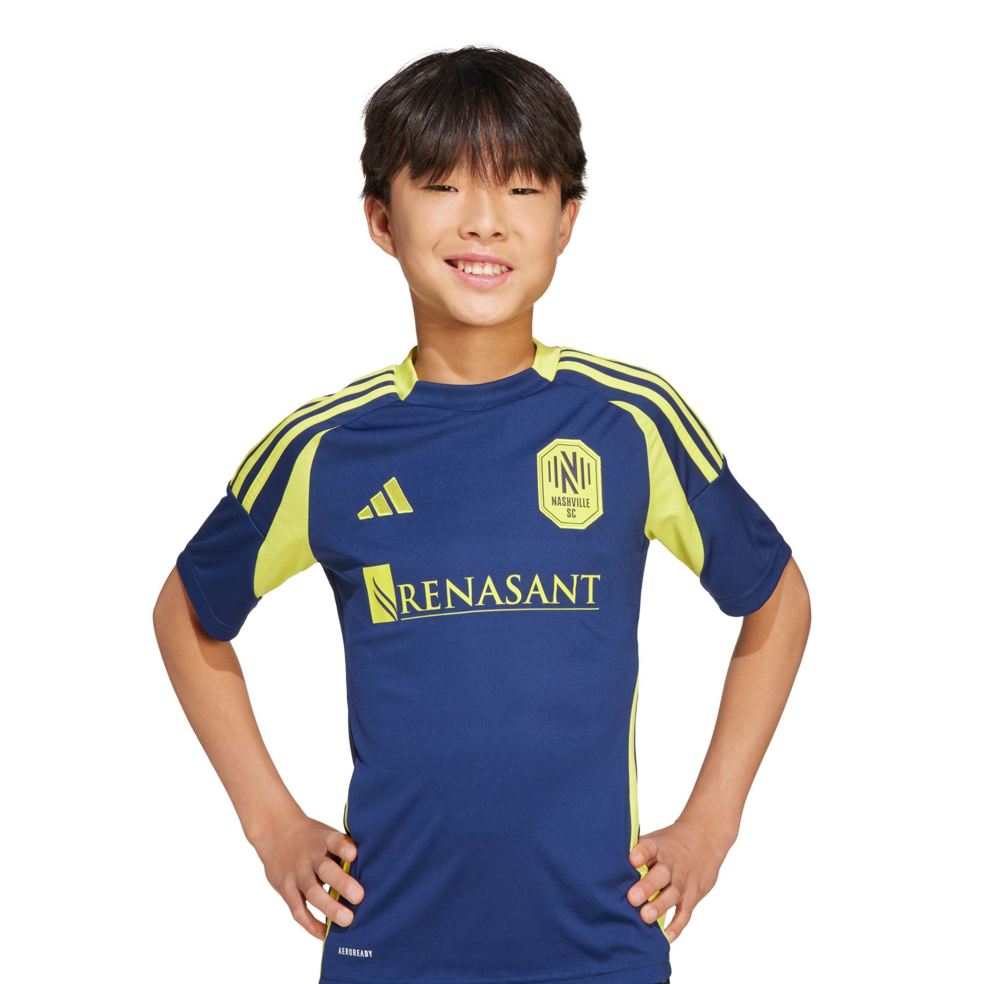 adidas Youth Nashville SC 2025 Secondary Replica "The Heart of Nashville" Jersey product image