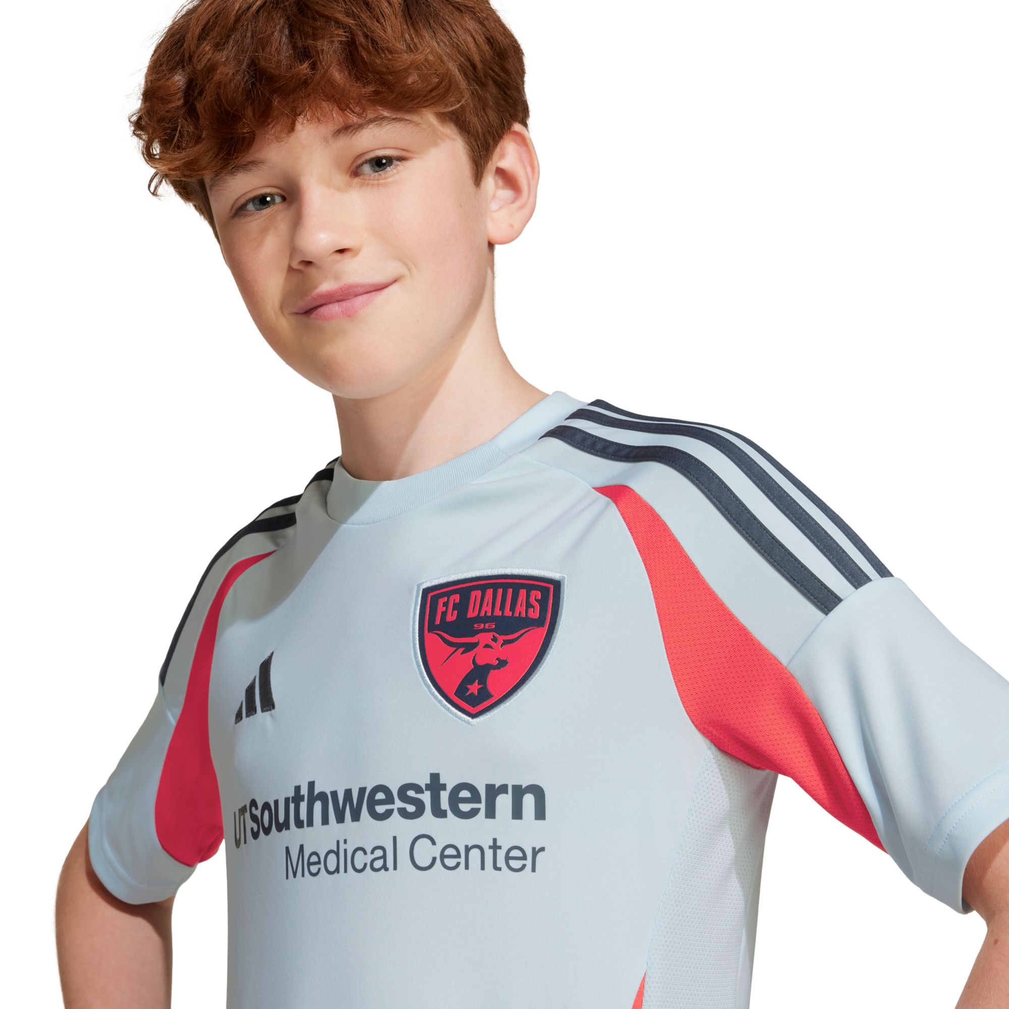 adidas Youth FC Dallas 2025 Secondary Replica "The Inferno" Jersey product image