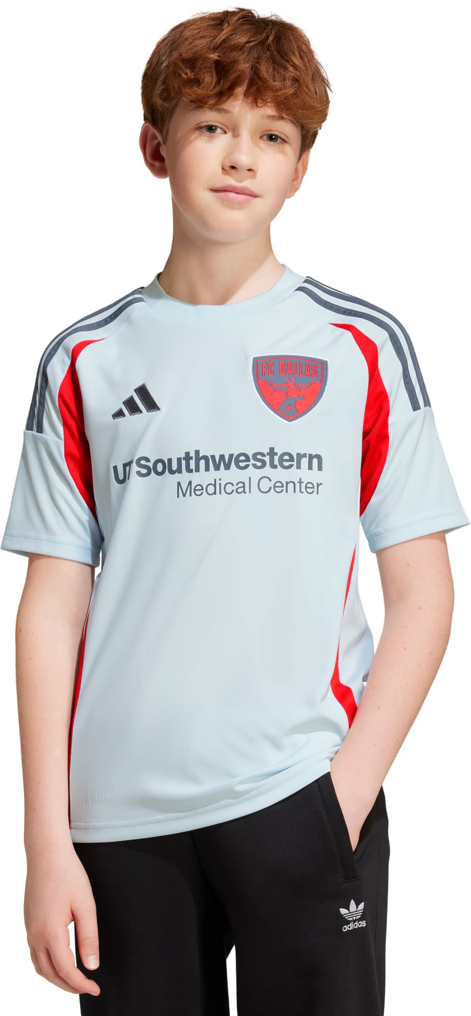 adidas Youth FC Dallas 2025 Secondary Replica "The Inferno" Jersey product image