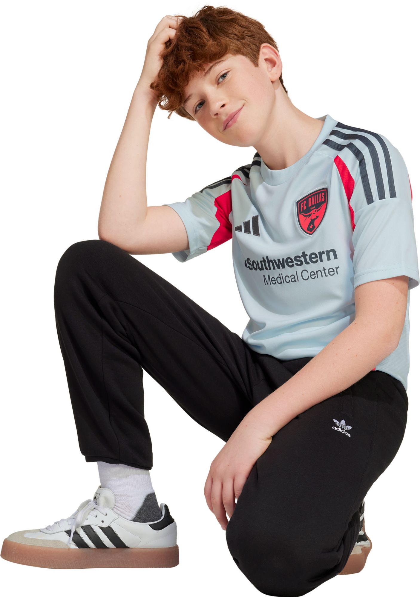 adidas Youth FC Dallas 2025 Secondary Replica "The Inferno" Jersey product image