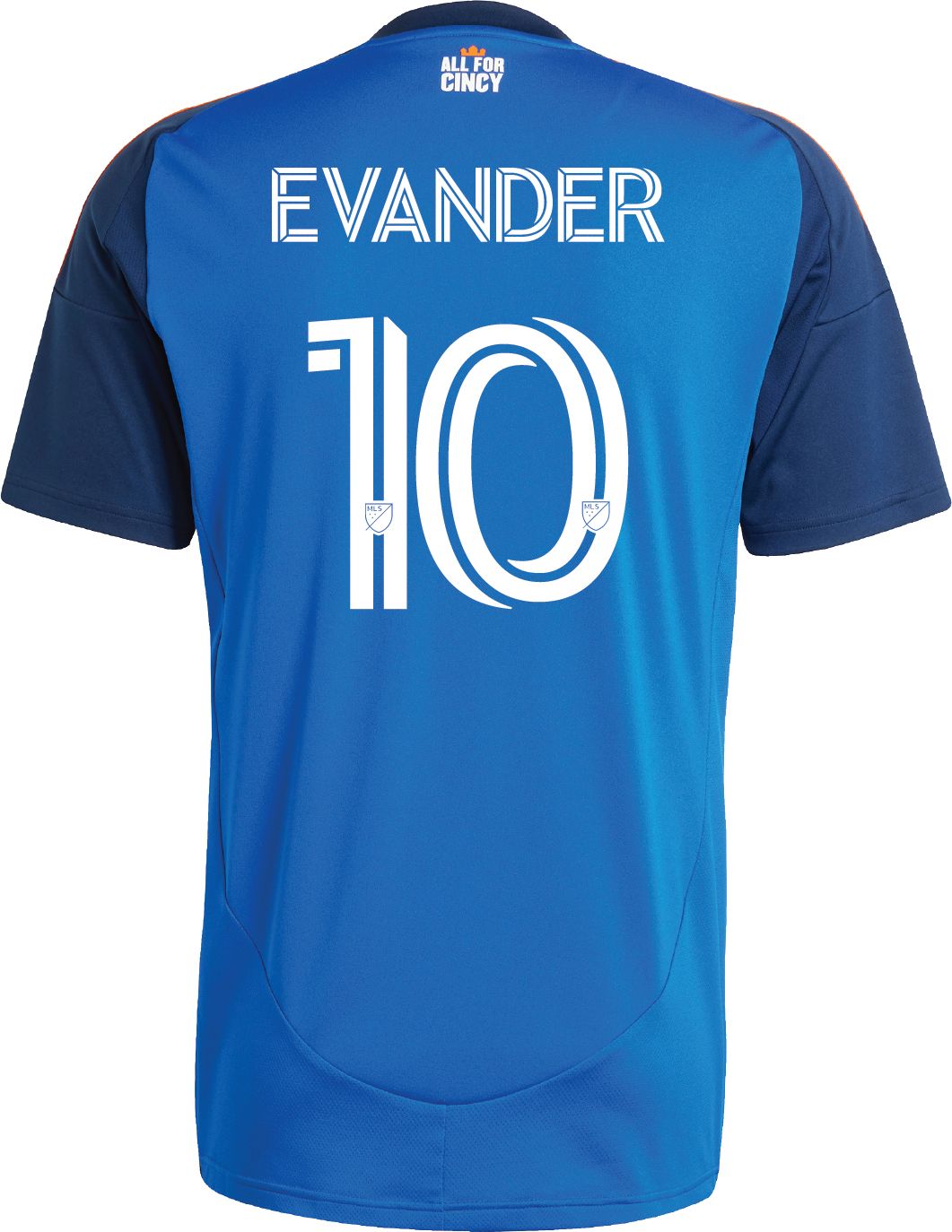adidas Adult FC Cincinnati Evander Ferreira #10 2025 Primary Replica Jersey product image